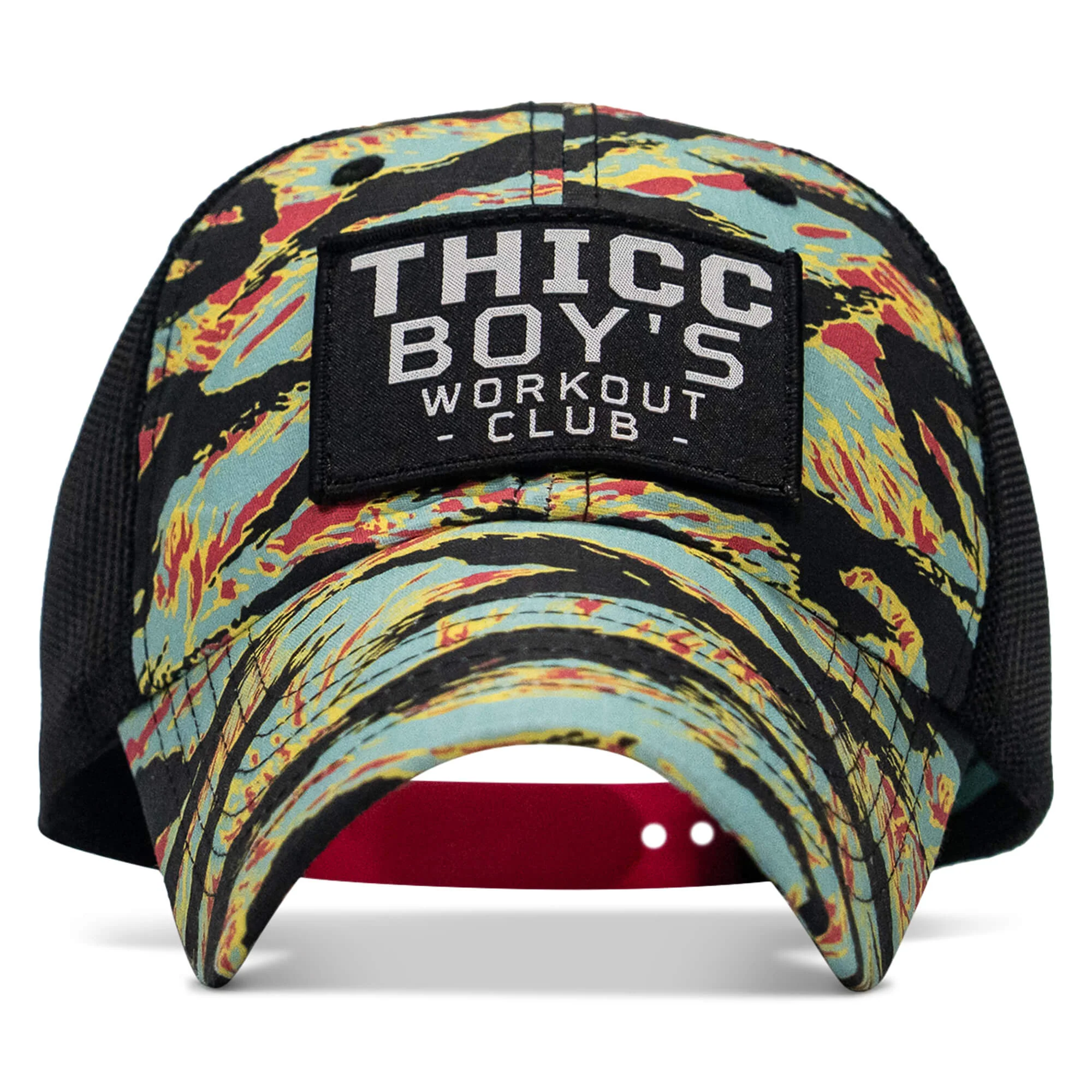Ripstop Thicc Boys Workout Club Patch Tactical Ripstop Mesh Snapback Hat - Image 15