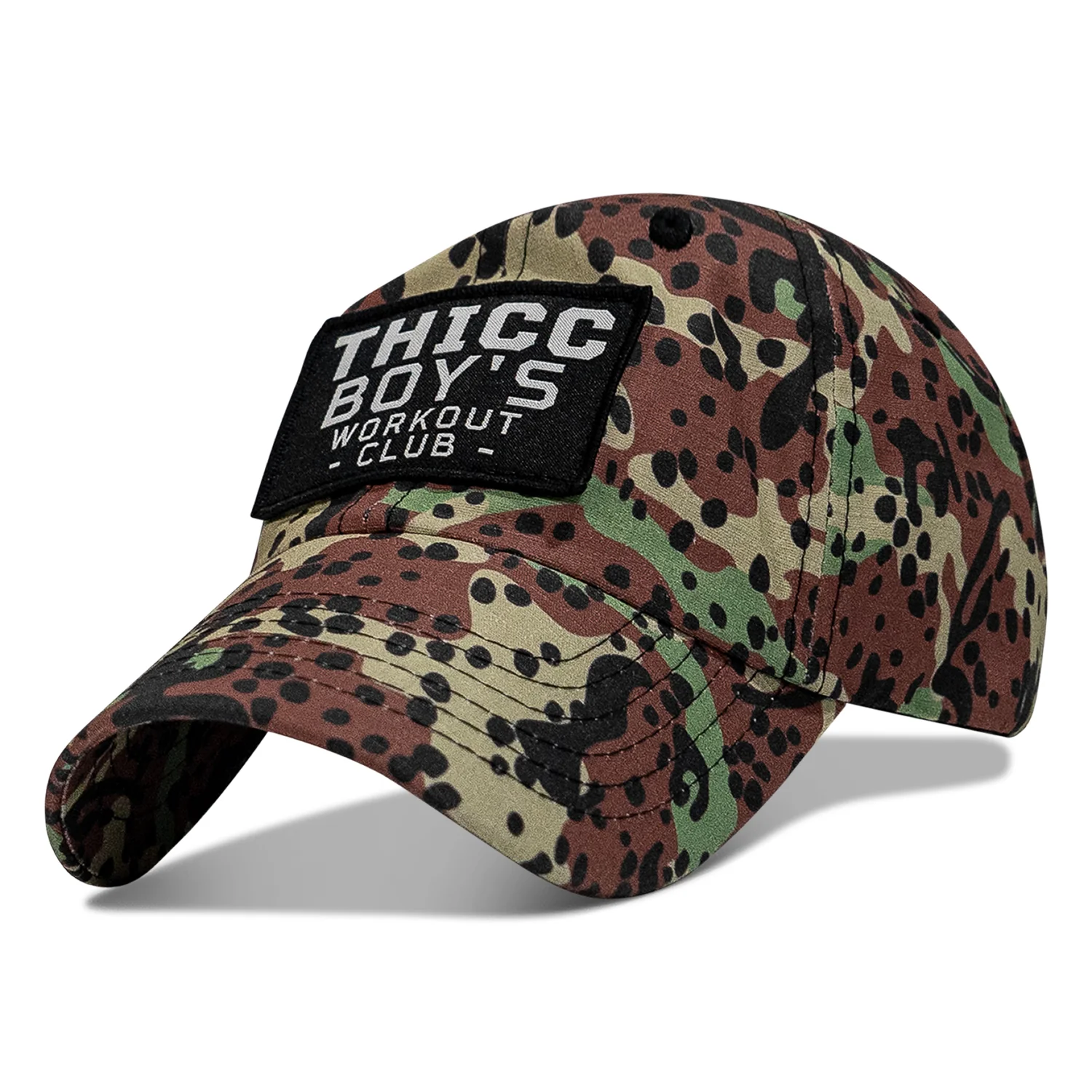 Ripstop Thicc Boys Workout Club Patch Tactical Ripstop Mesh Snapback Hat - Image 21