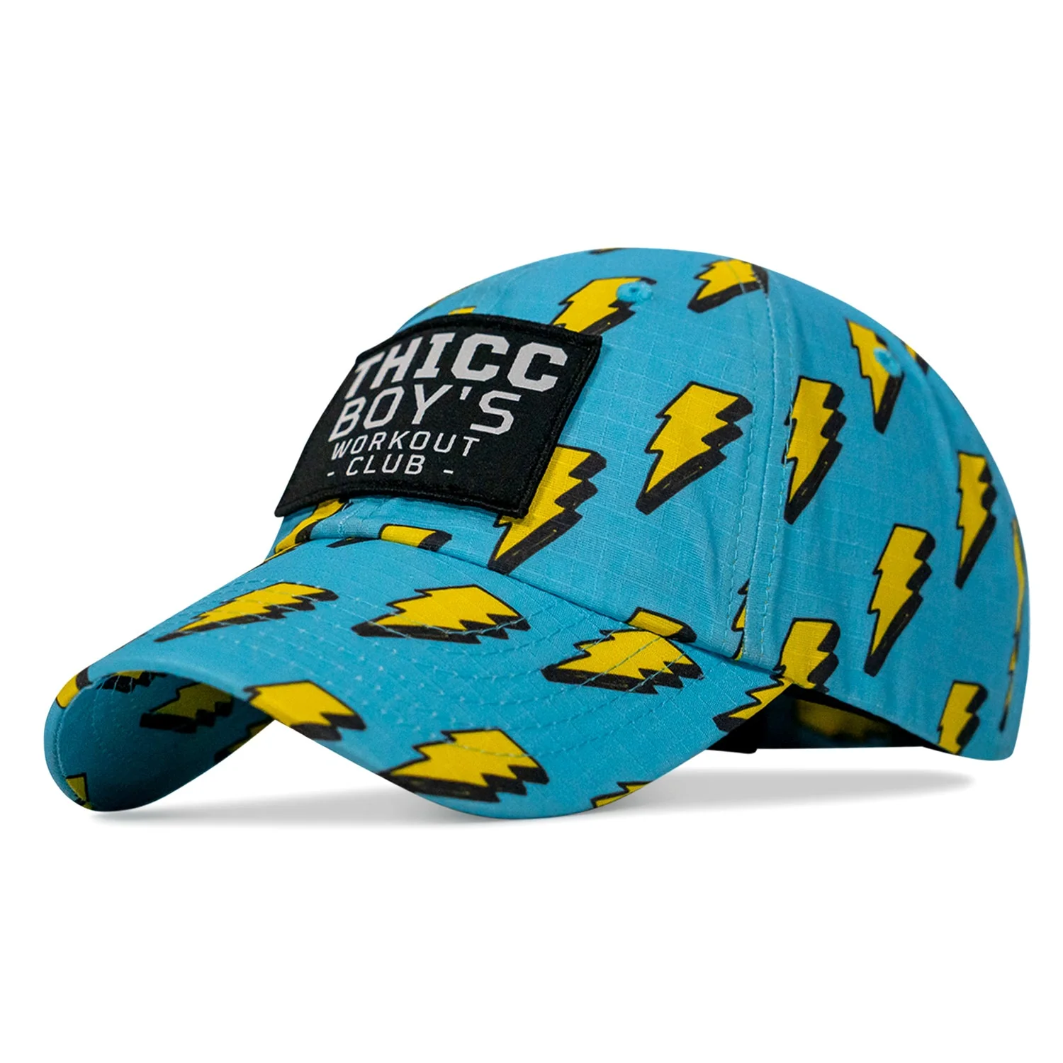 Ripstop Thicc Boys Workout Club Patch Tactical Ripstop Mesh Snapback Hat - Image 29