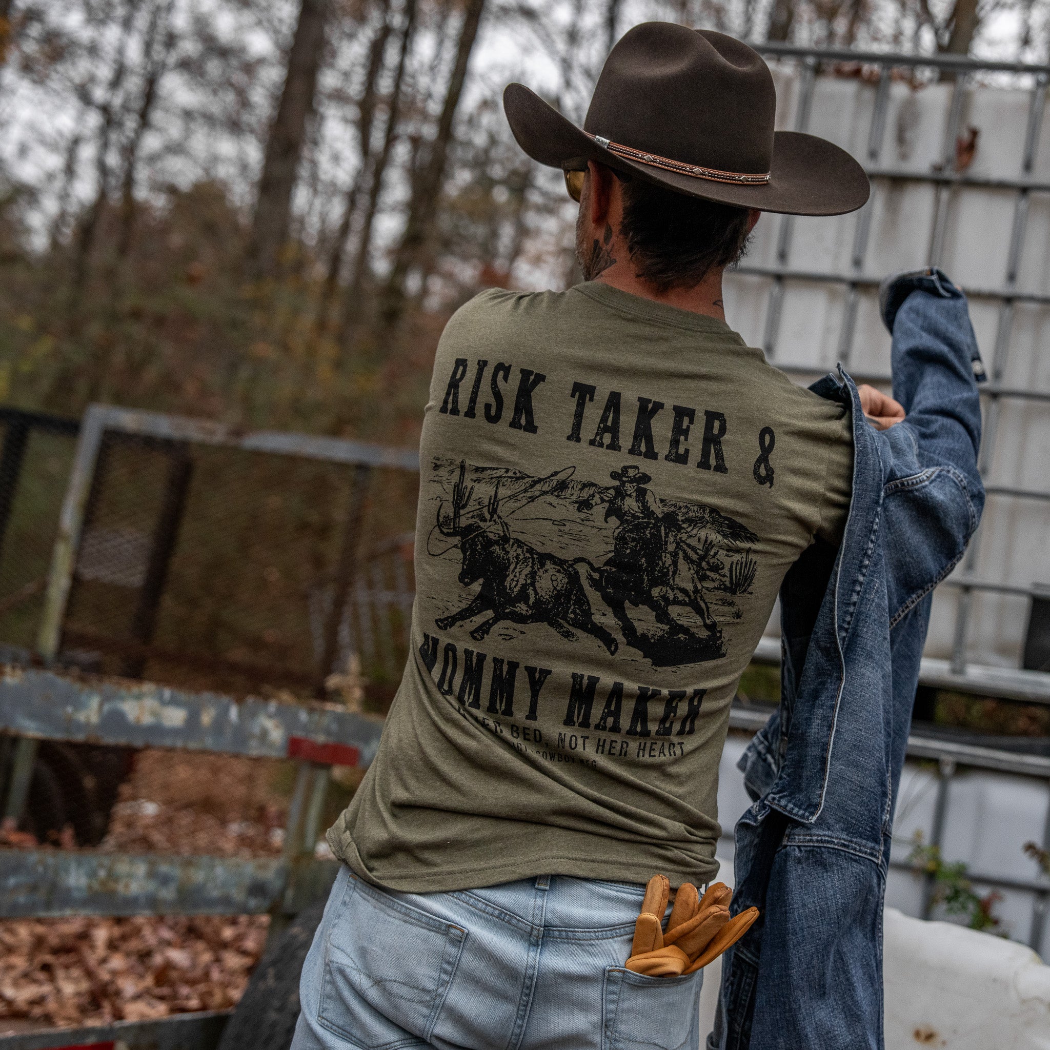 Risk Taker & Mommy Maker Men's T-Shirt - Image 21