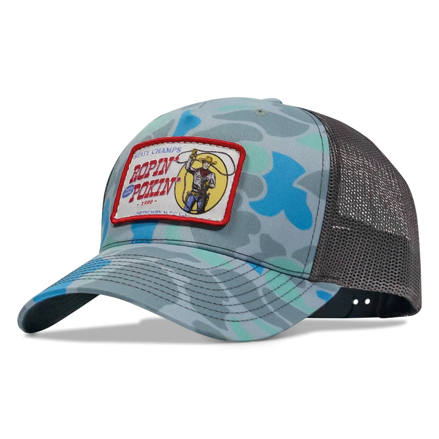 Ropin' and Pokin' Dirty Cowboys Patch SnapBack Hat - Image 17