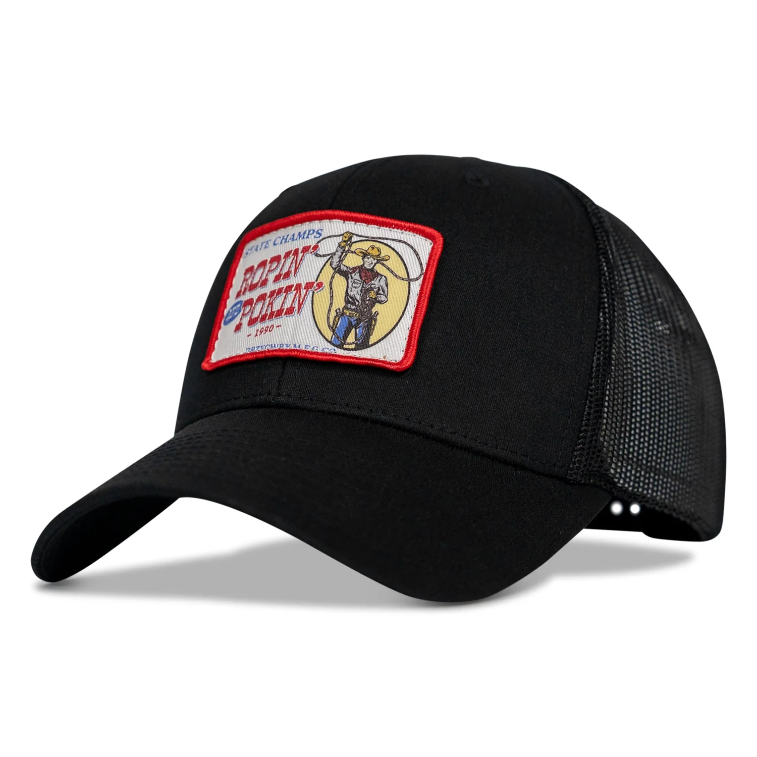 Ropin' and Pokin' Dirty Cowboys Patch SnapBack Hat - Image 20