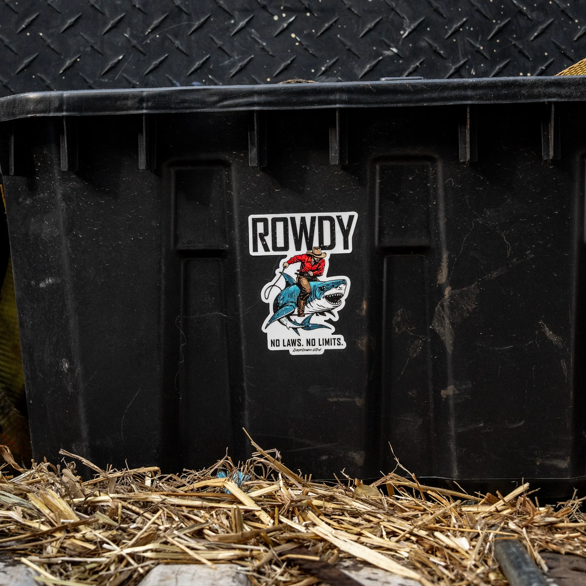 Rowdy No Laws. No Limits. Decal - Image 2