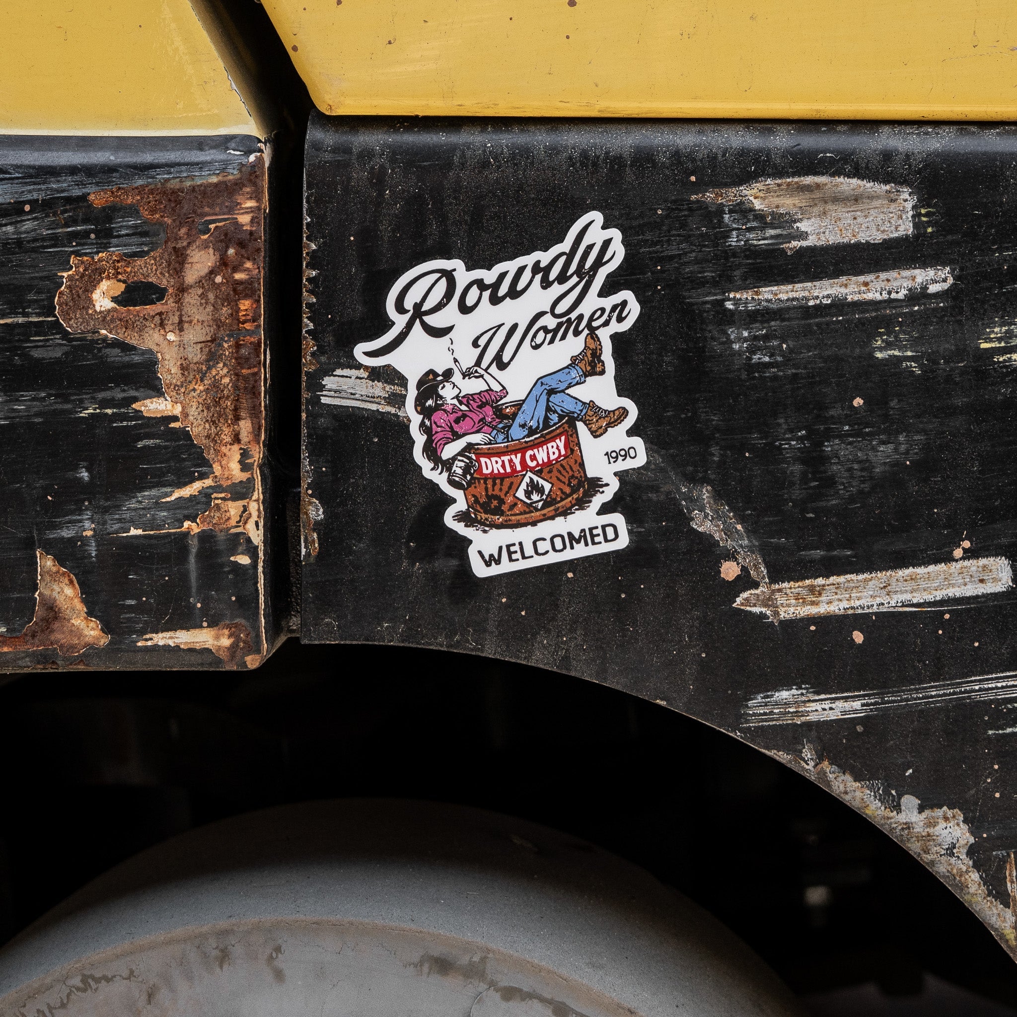 Rowdy Women Welcomed Decal - Image 3