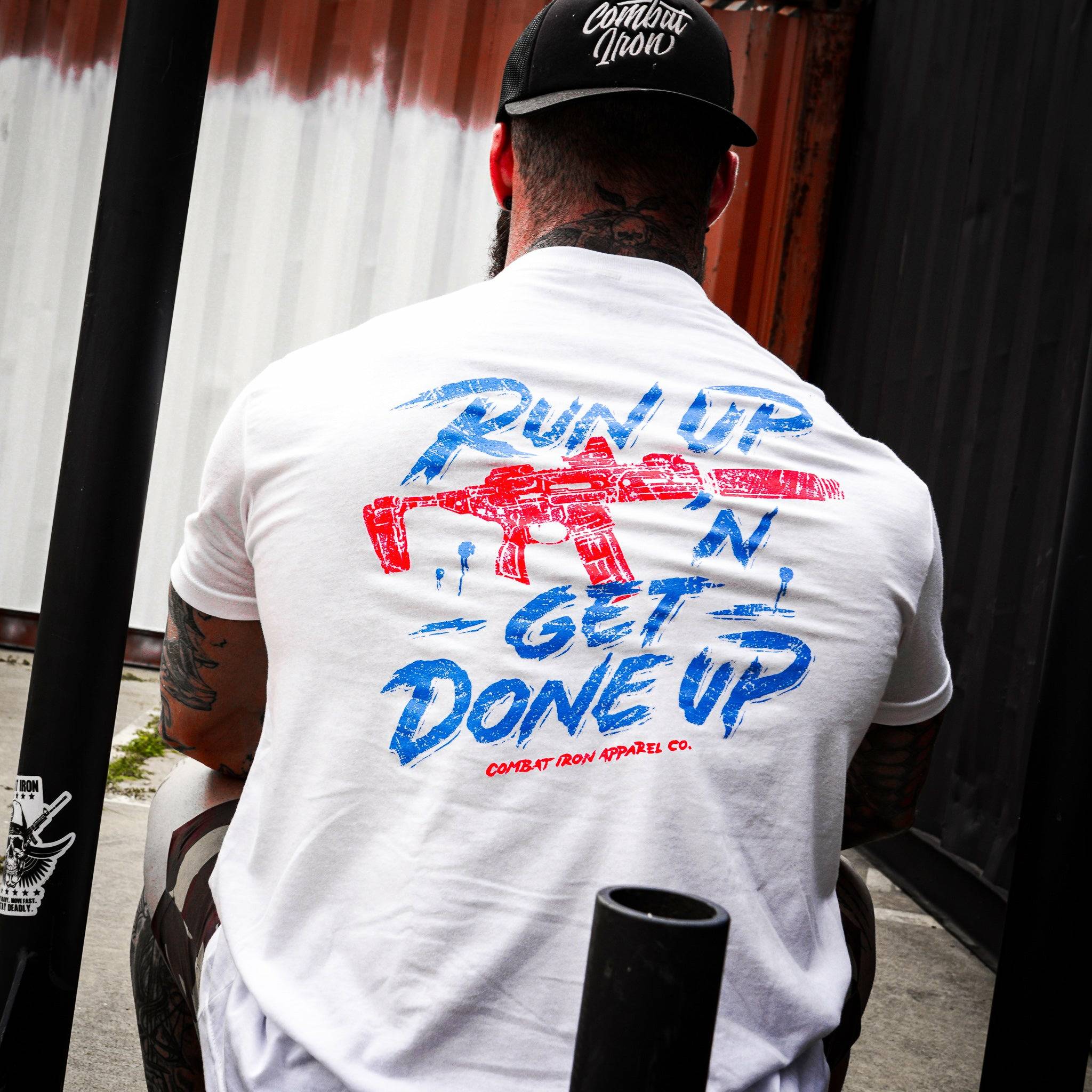 Run Up 'N Get Done Up Men's T-Shirt - Image 2