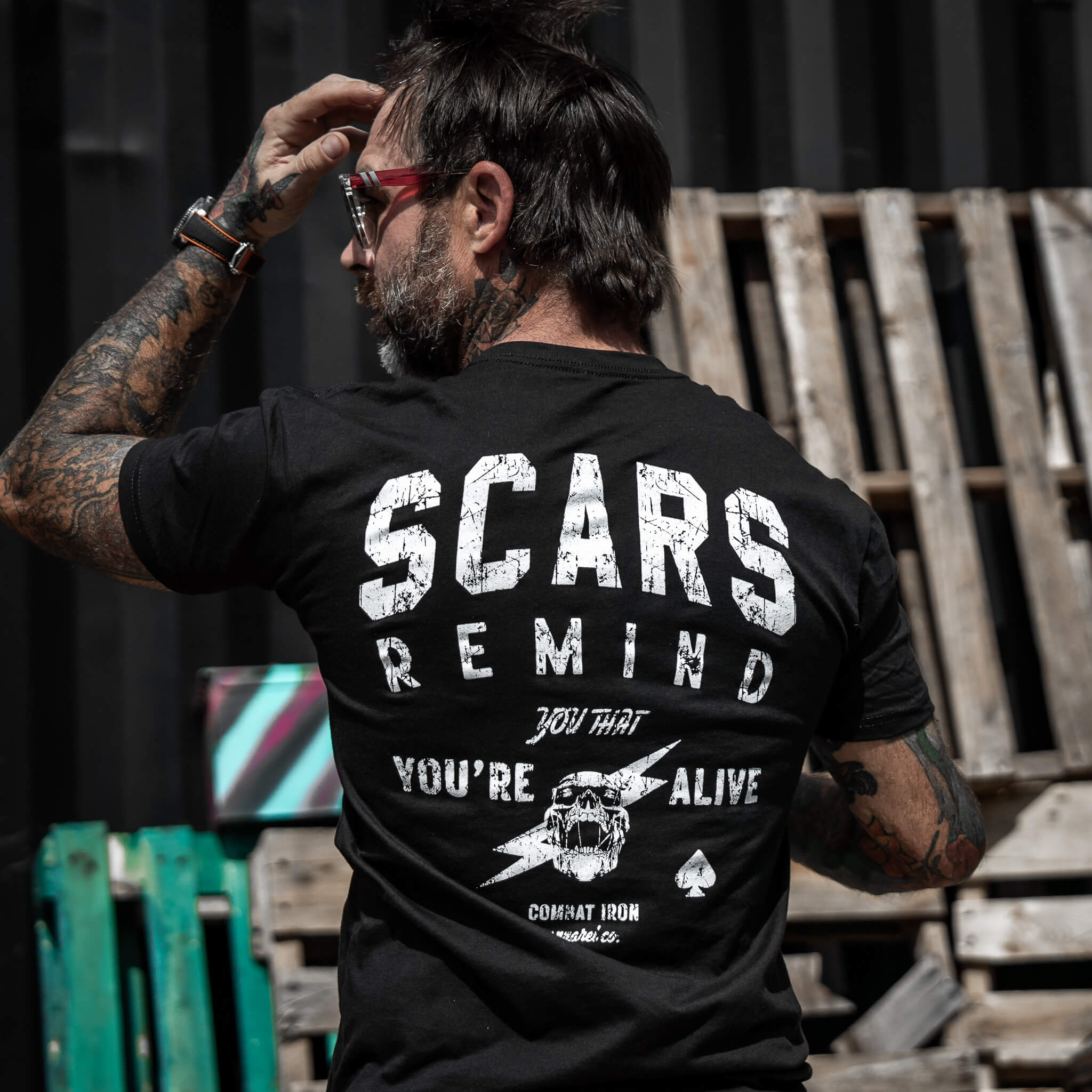 Scars Remind You That You're Alive Men's T-Shirt - Image 2