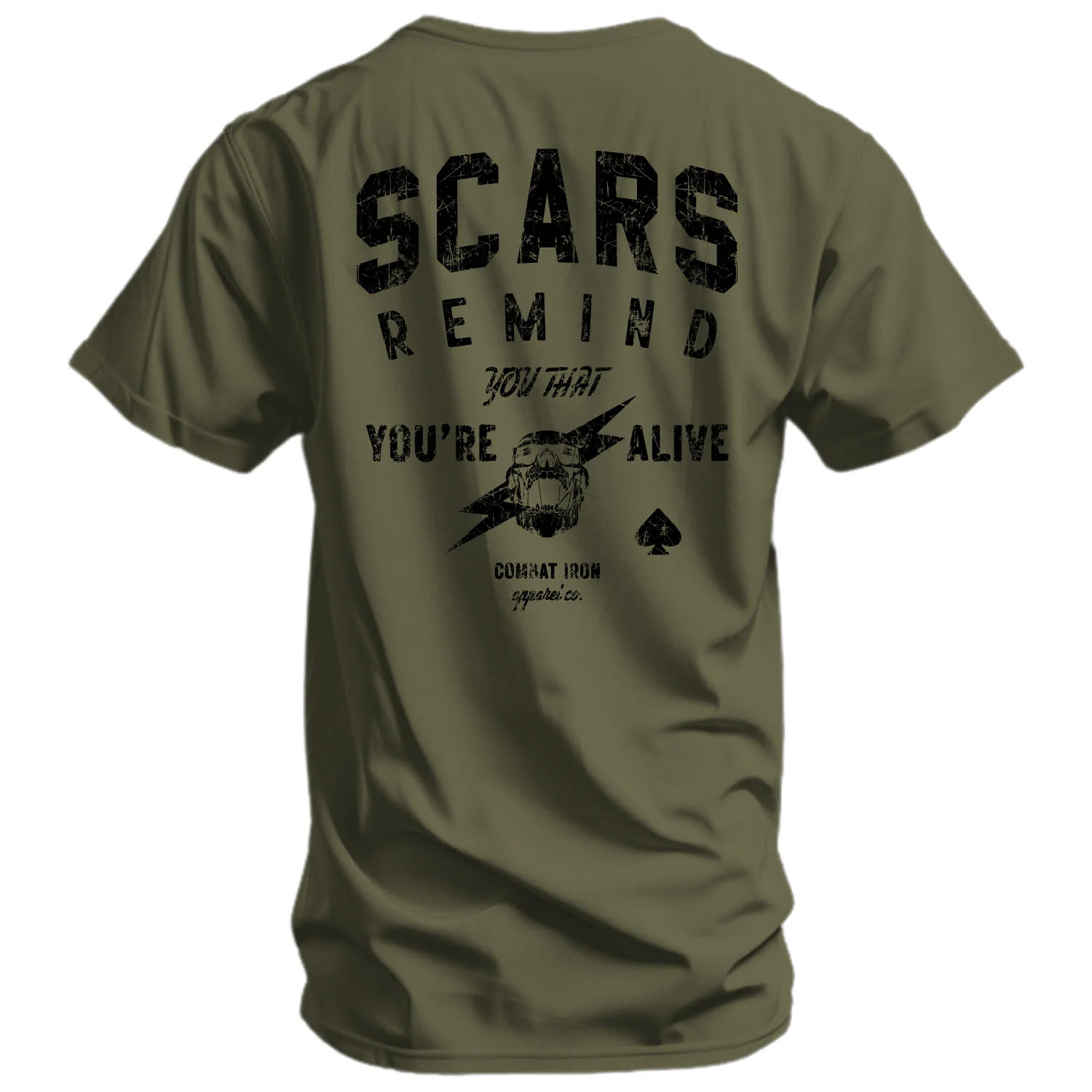 Scars Remind You That You're Alive Men's T-Shirt - Image 6