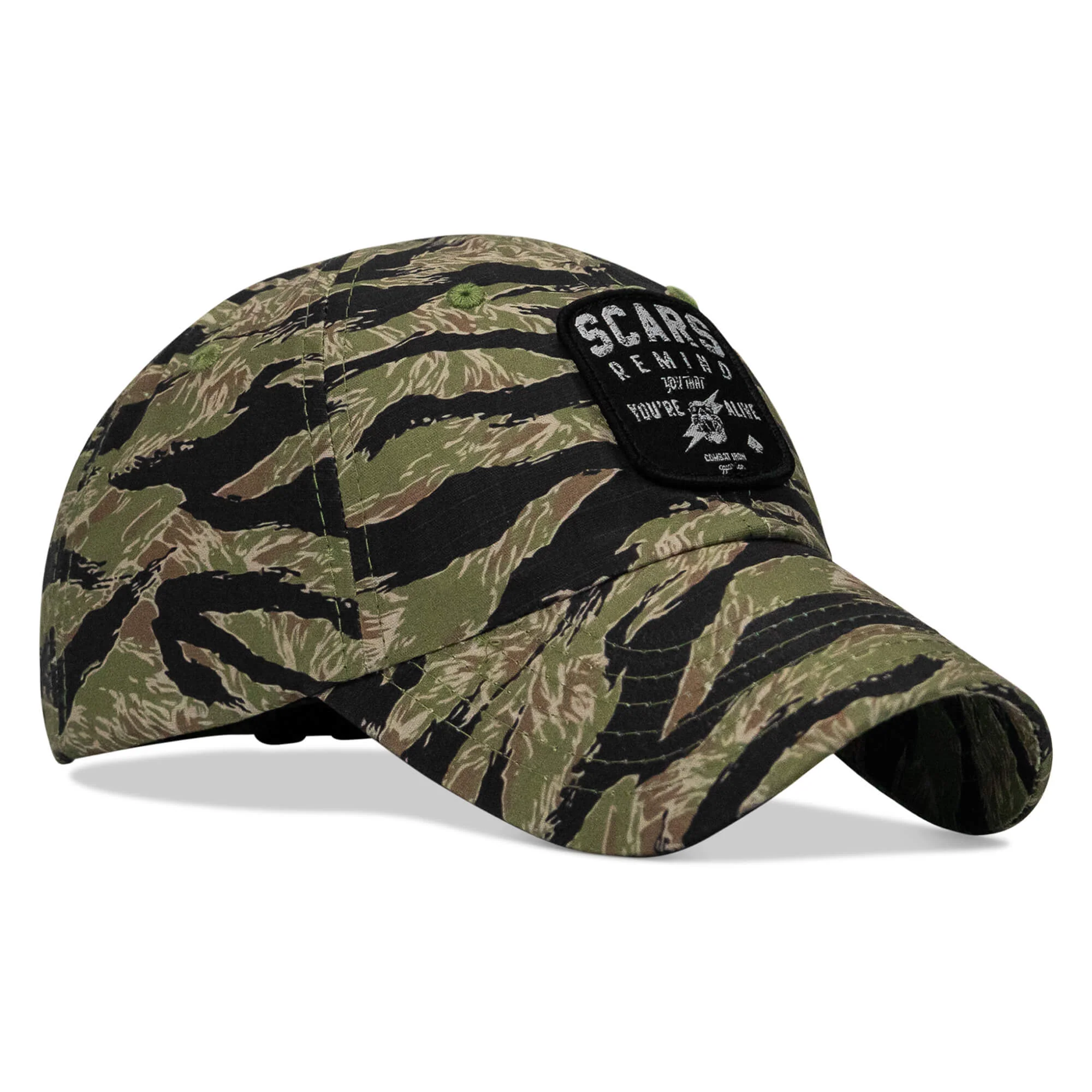 Scars Remind You You're Alive Patch Tactical Ripstop Mesh Snapback Hat - Image 36