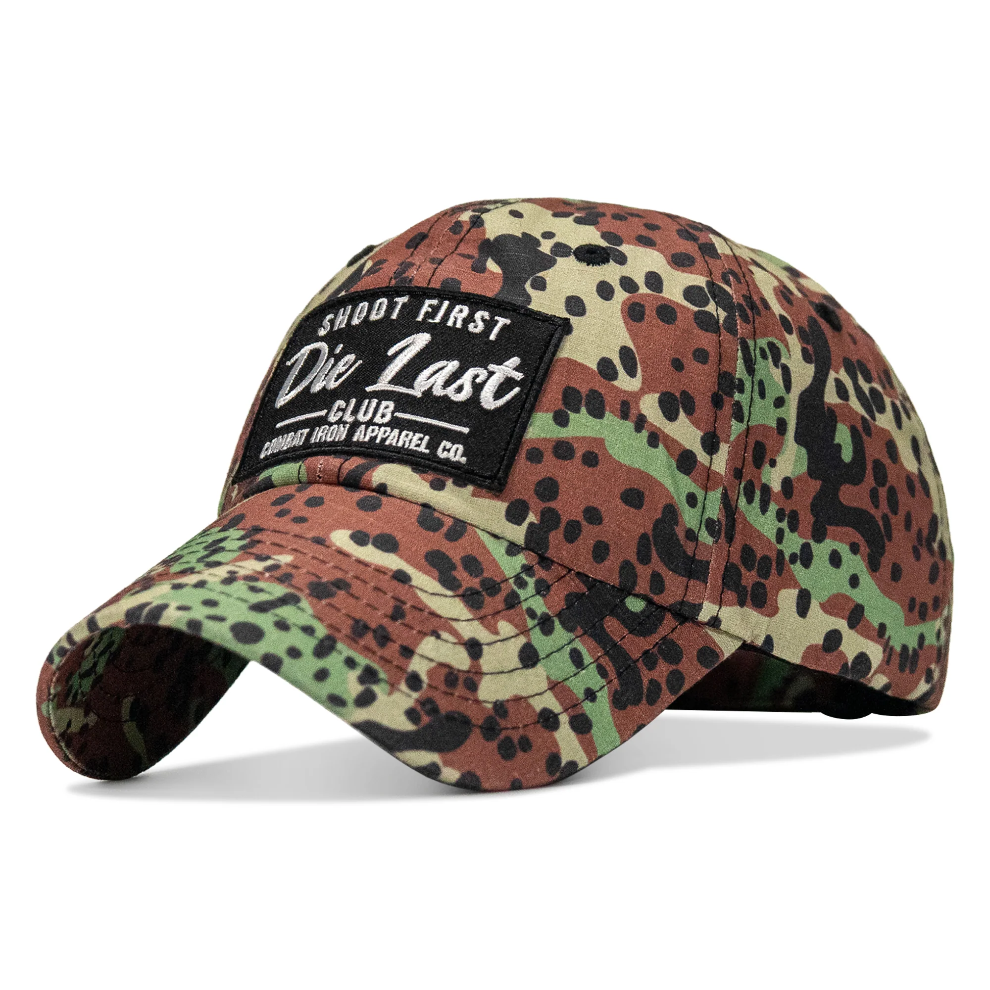 Shoot First. Die Last. Club Patch Tactical Ripstop Mesh Snapback Hat - Image 57