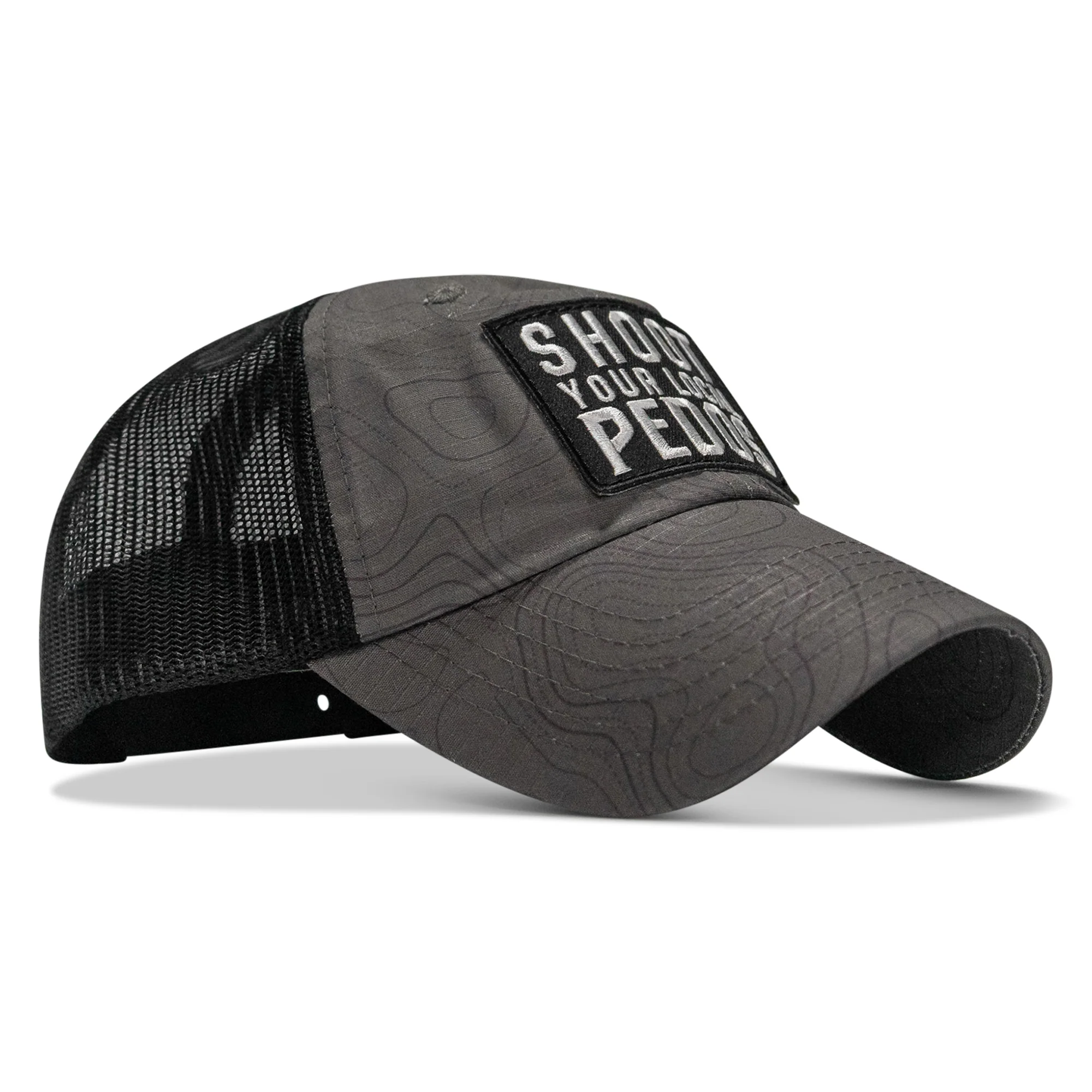 Shoot Your Local Pedos Patch Tactical Ripstop Mesh Snapback Hat - Image 56