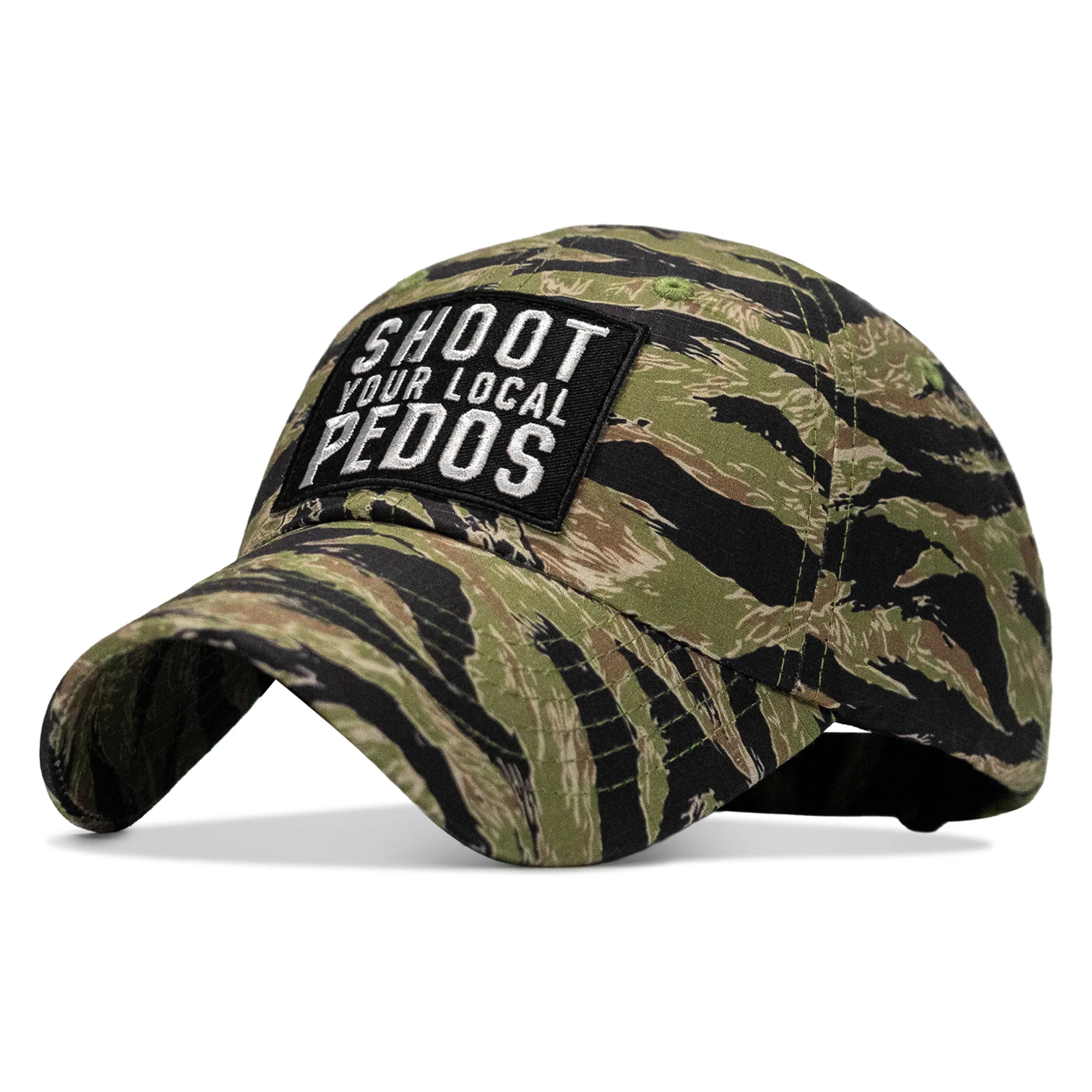 Shoot Your Local Pedos Patch Tactical Ripstop Mesh Snapback Hat - Image 69
