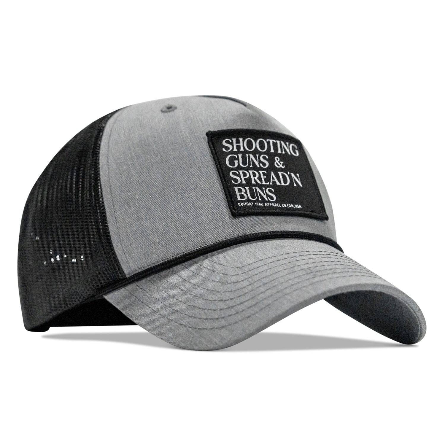Shooting Guns & Spread'n Buns Patch Rope Snapback Hat - Image 2