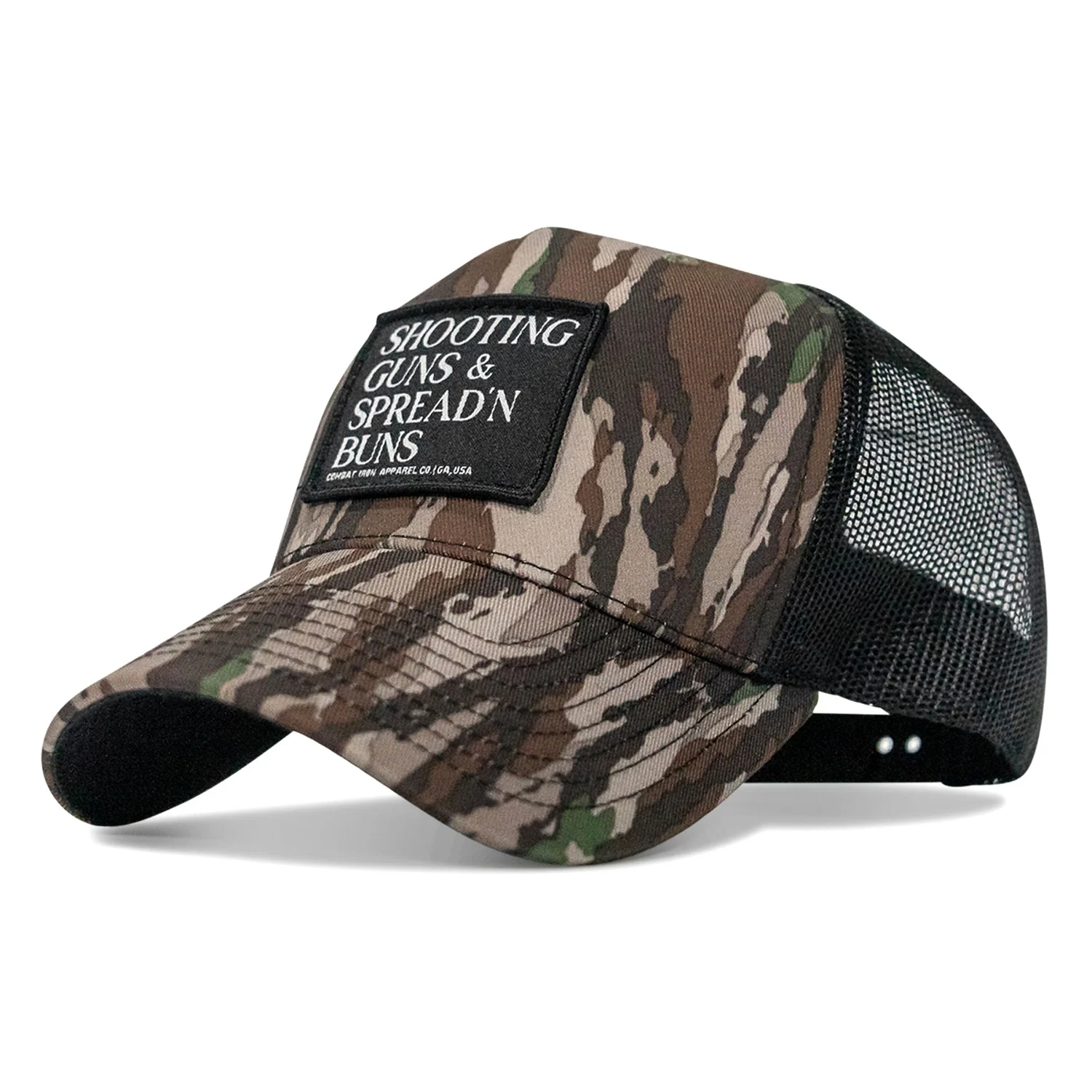 Shooting Guns & Spread'n Buns Patch Snapback Hat - Image 9
