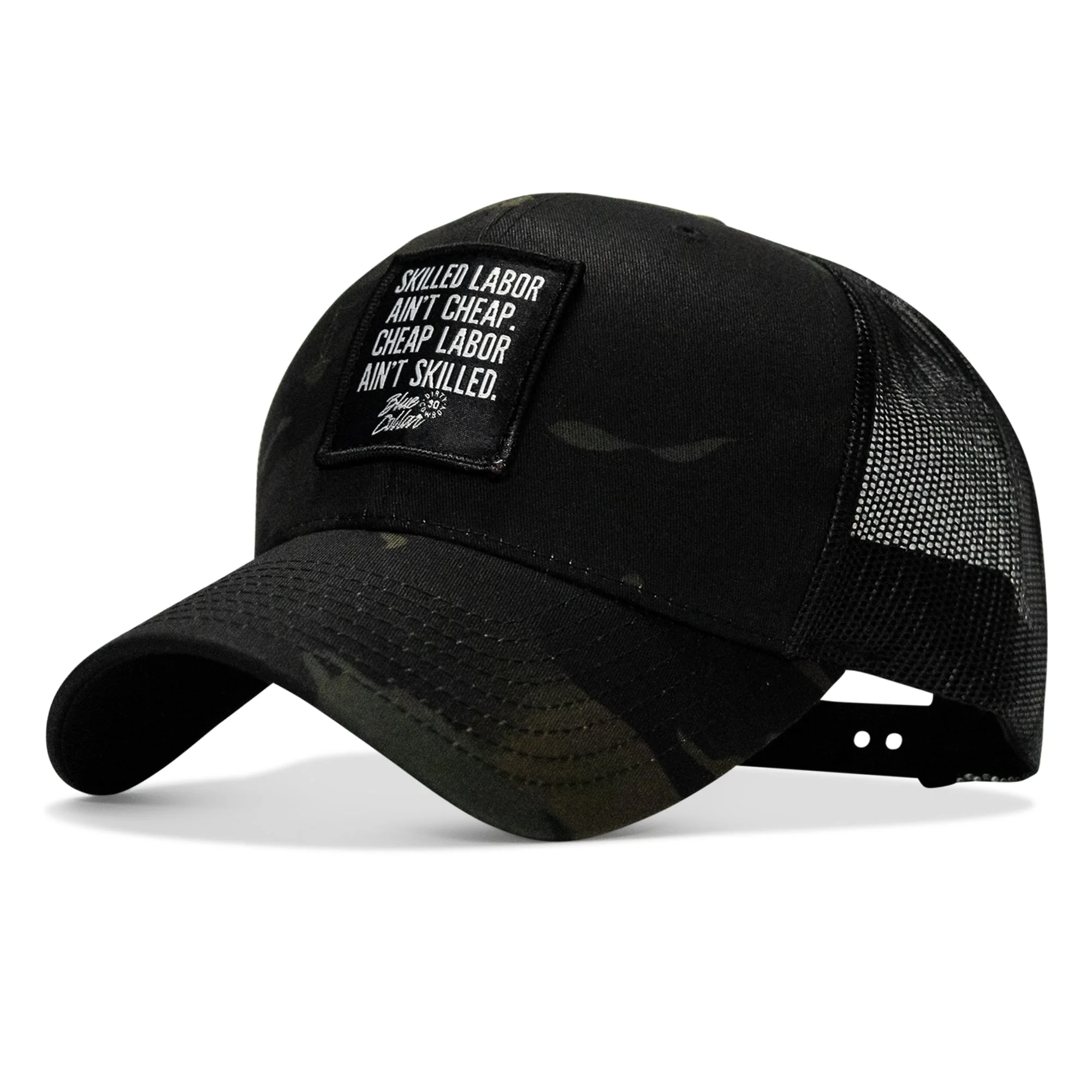 Skilled Labor Ain't Cheap Patch Snapback Hat - Image 12