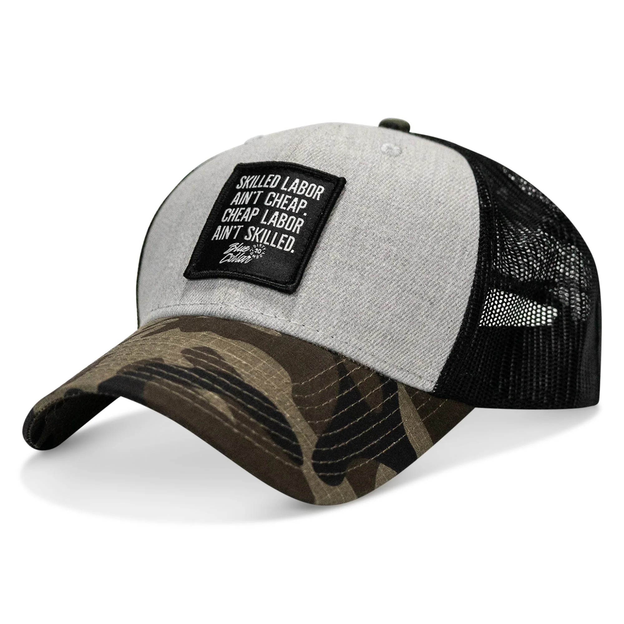 Skilled Labor Ain't Cheap Patch Snapback Hat - Image 17