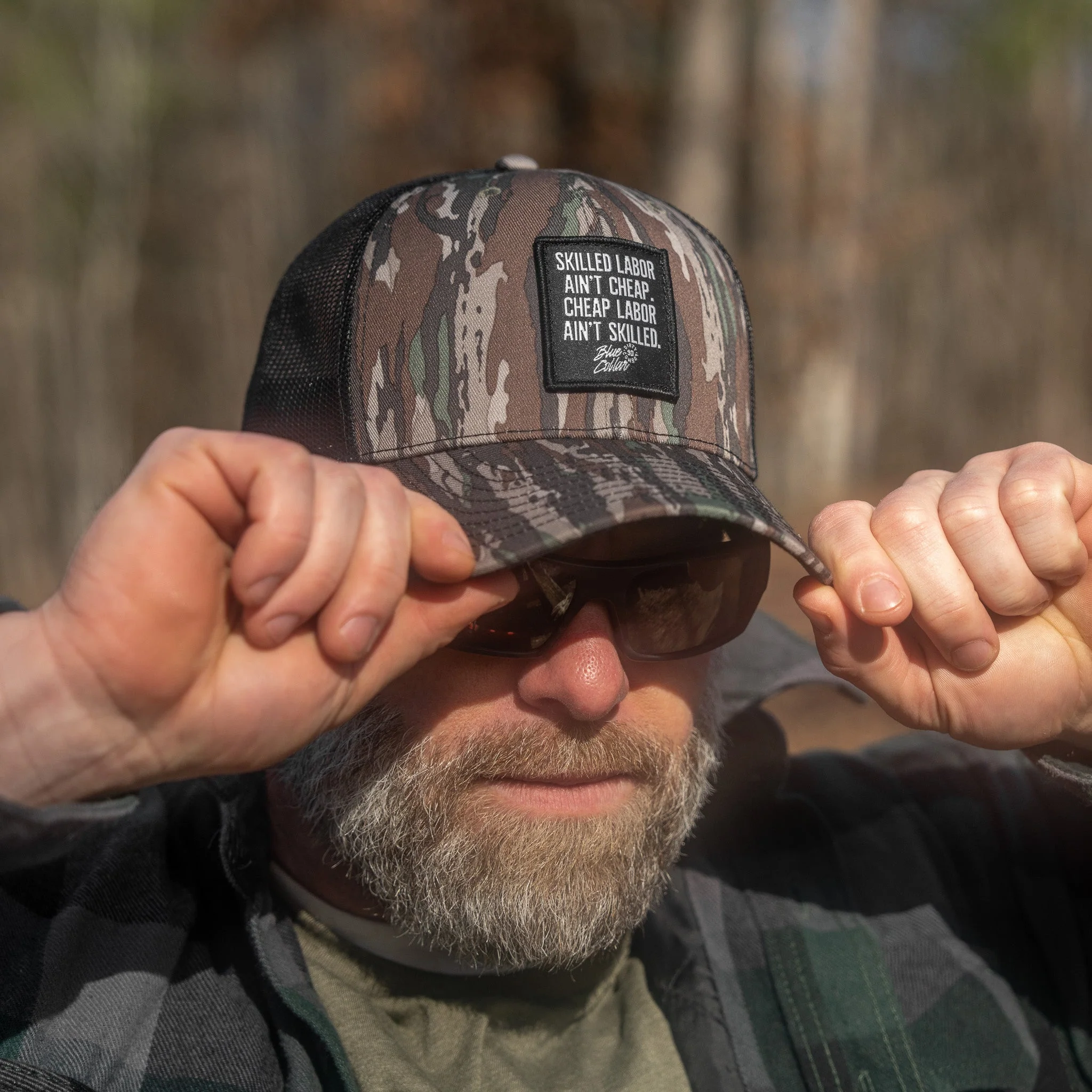 Skilled Labor Ain't Cheap Patch Snapback Hat - Image 46