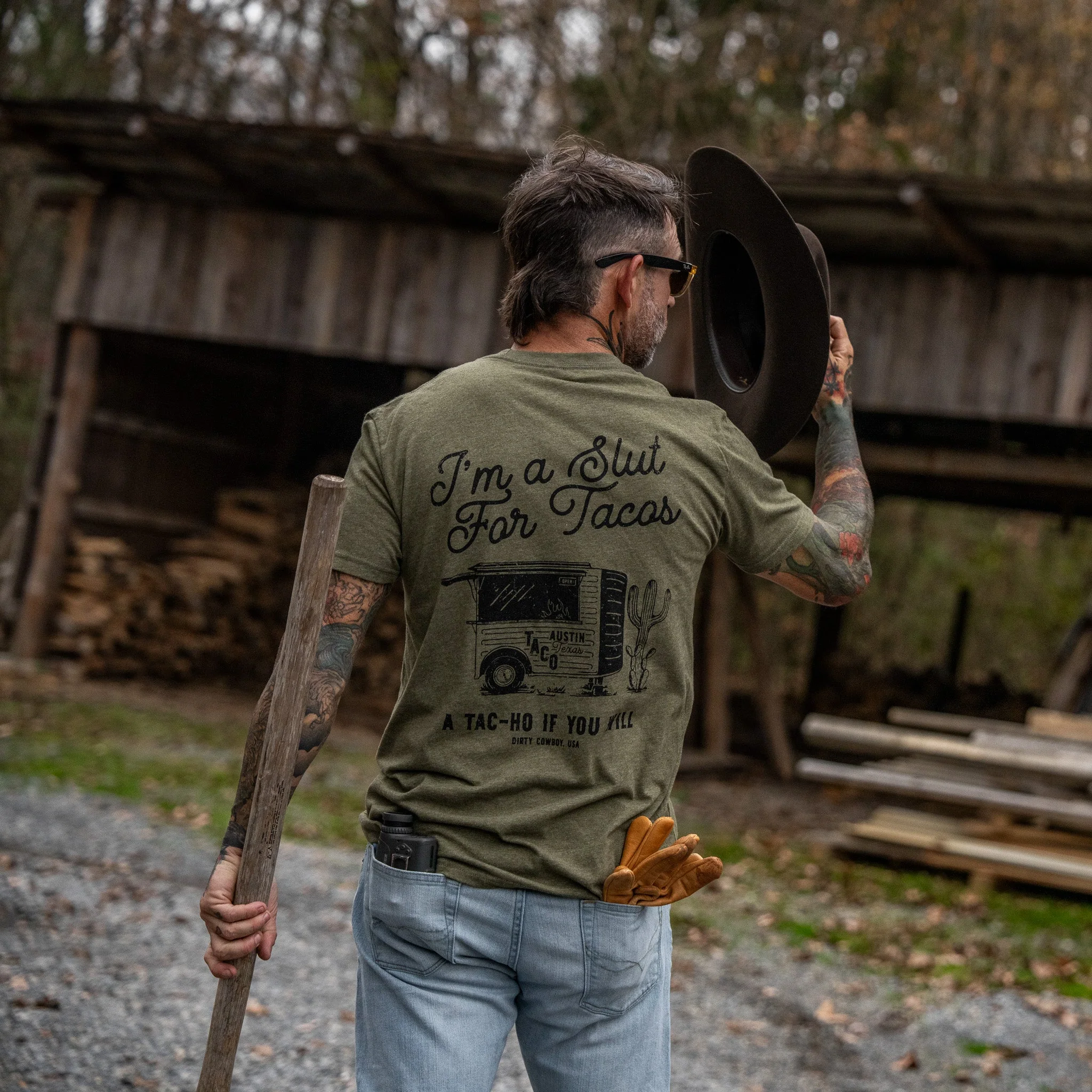 Slut For Taco's Men's T-Shirt - Image 14