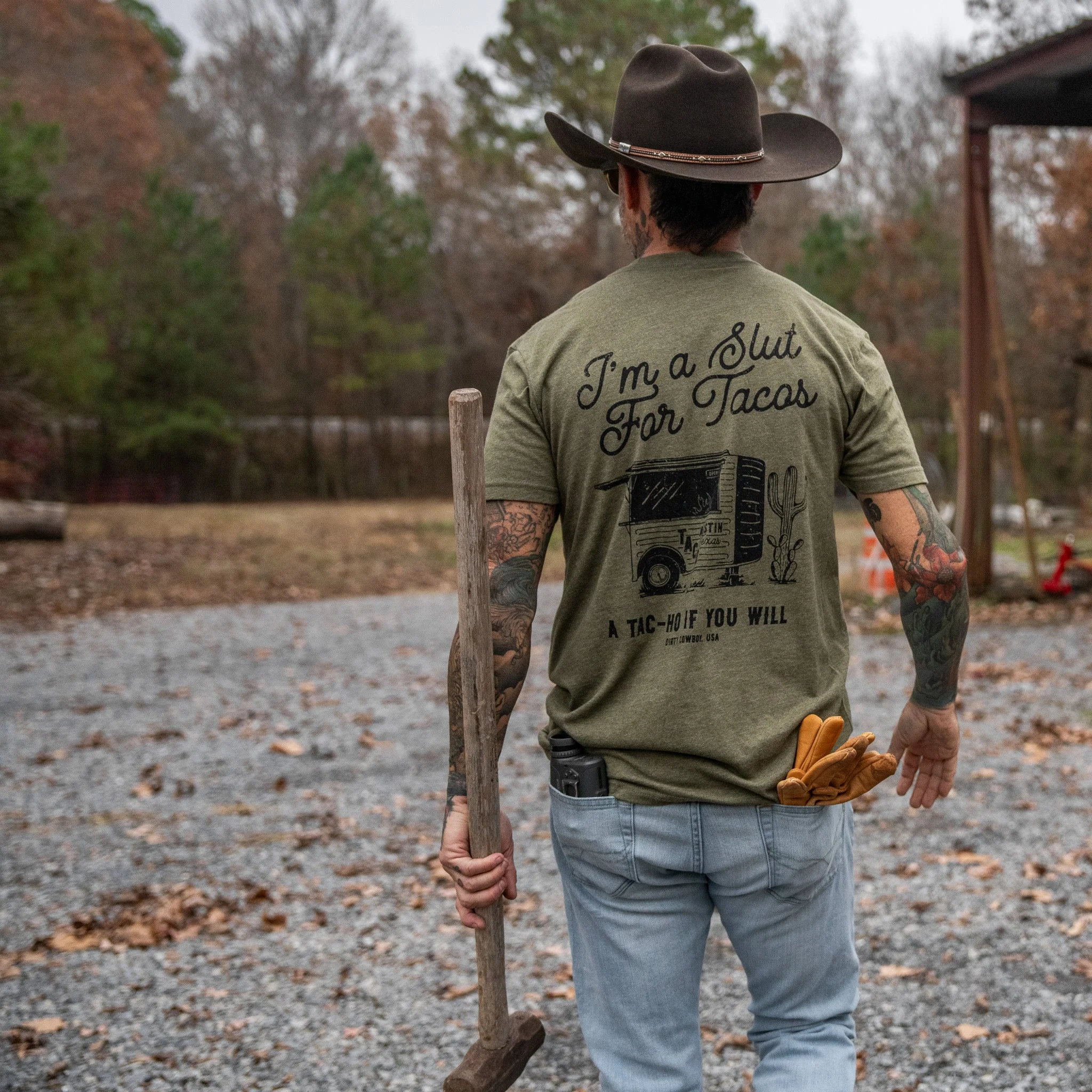 Slut For Taco's Men's T-Shirt - Image 17