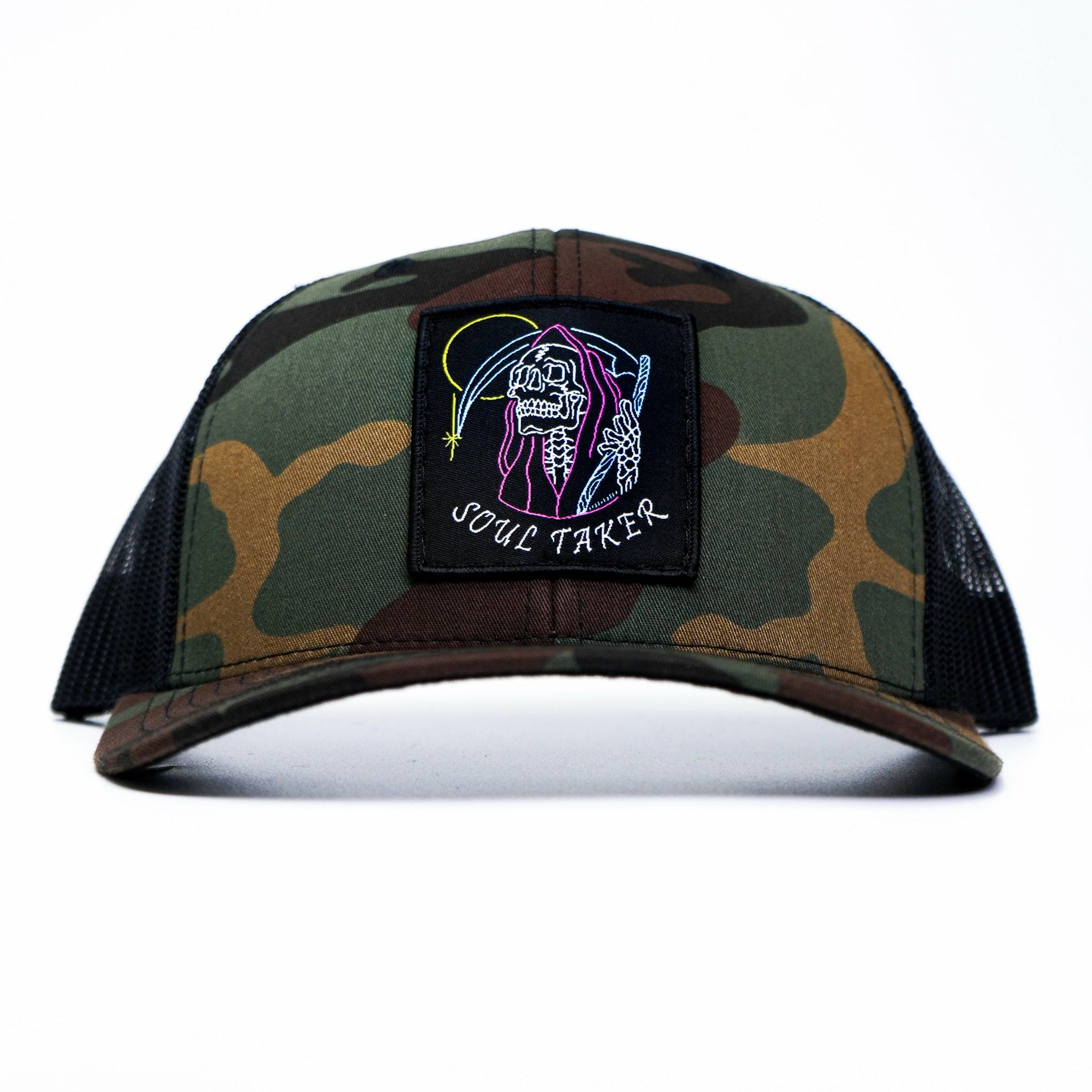 Soul Taker Reaper Patch Snapback Hat - Image 4