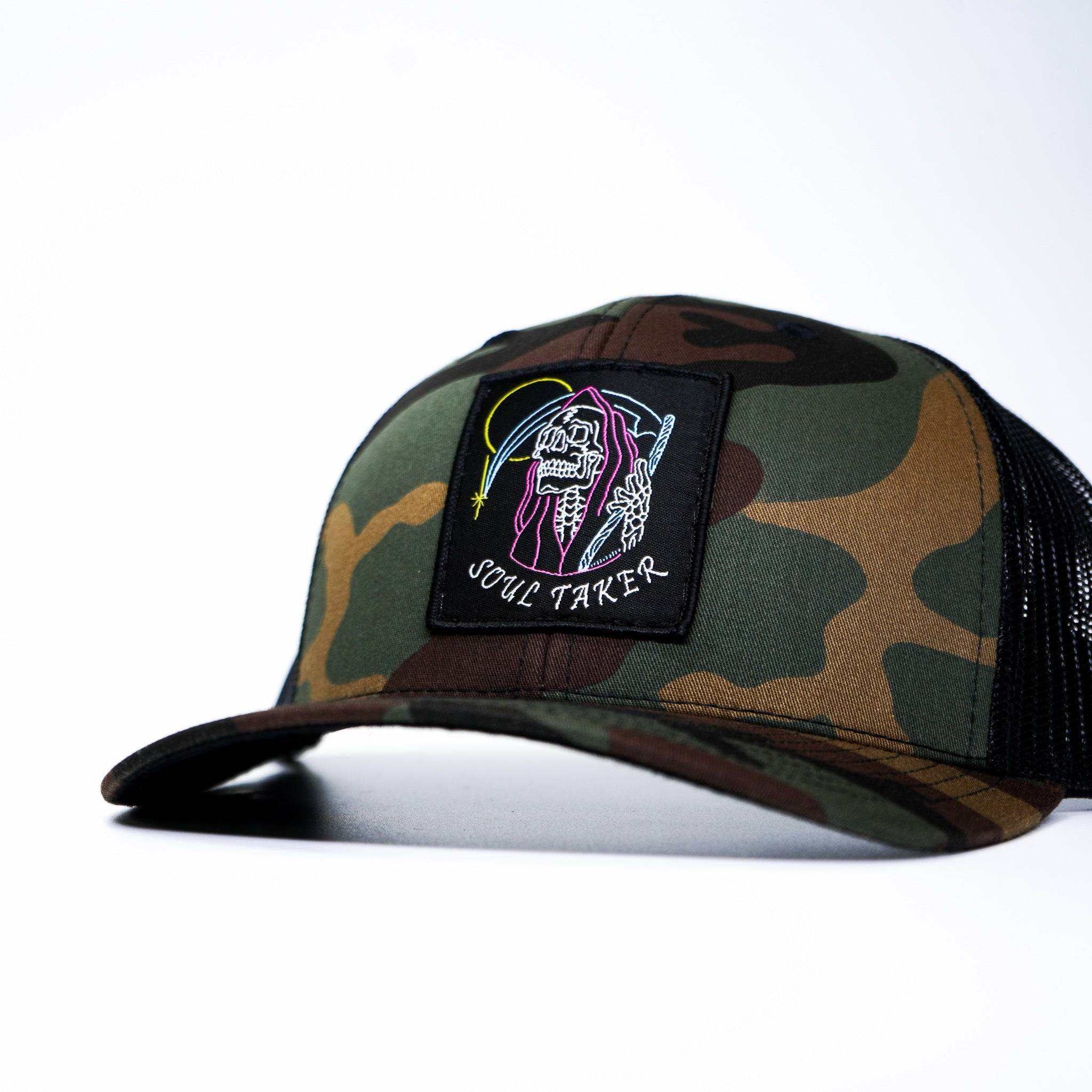 Soul Taker Reaper Patch Snapback Hat - Image 5