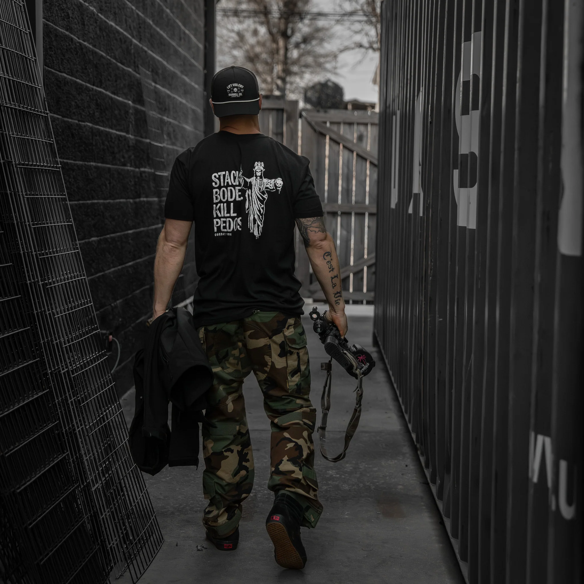 Stack Bodies. Kill Pedos. Men's T-Shirt - Image 6