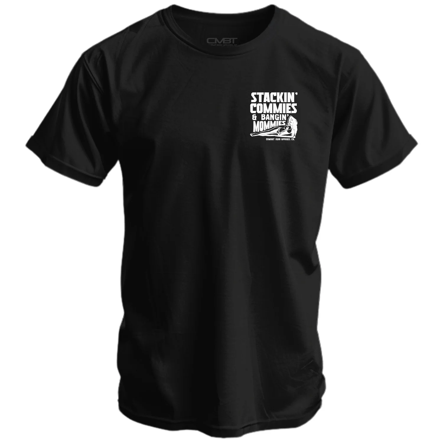 Stackin' Commies & Bangin' Mommies Men's T-Shirt - Image 5