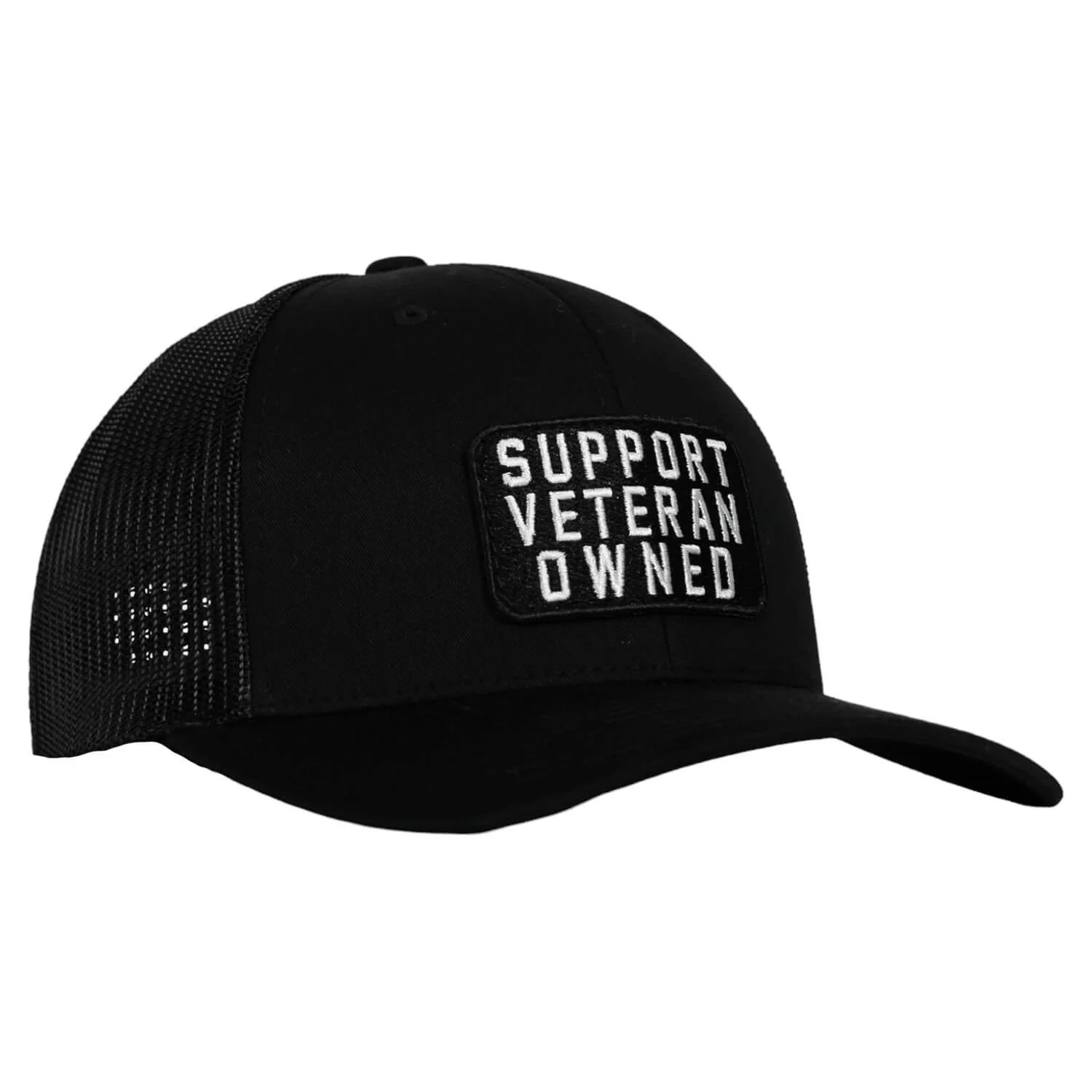 Support Veteran Owned Patch Mid-Profile Mesh Snapback - Image 6