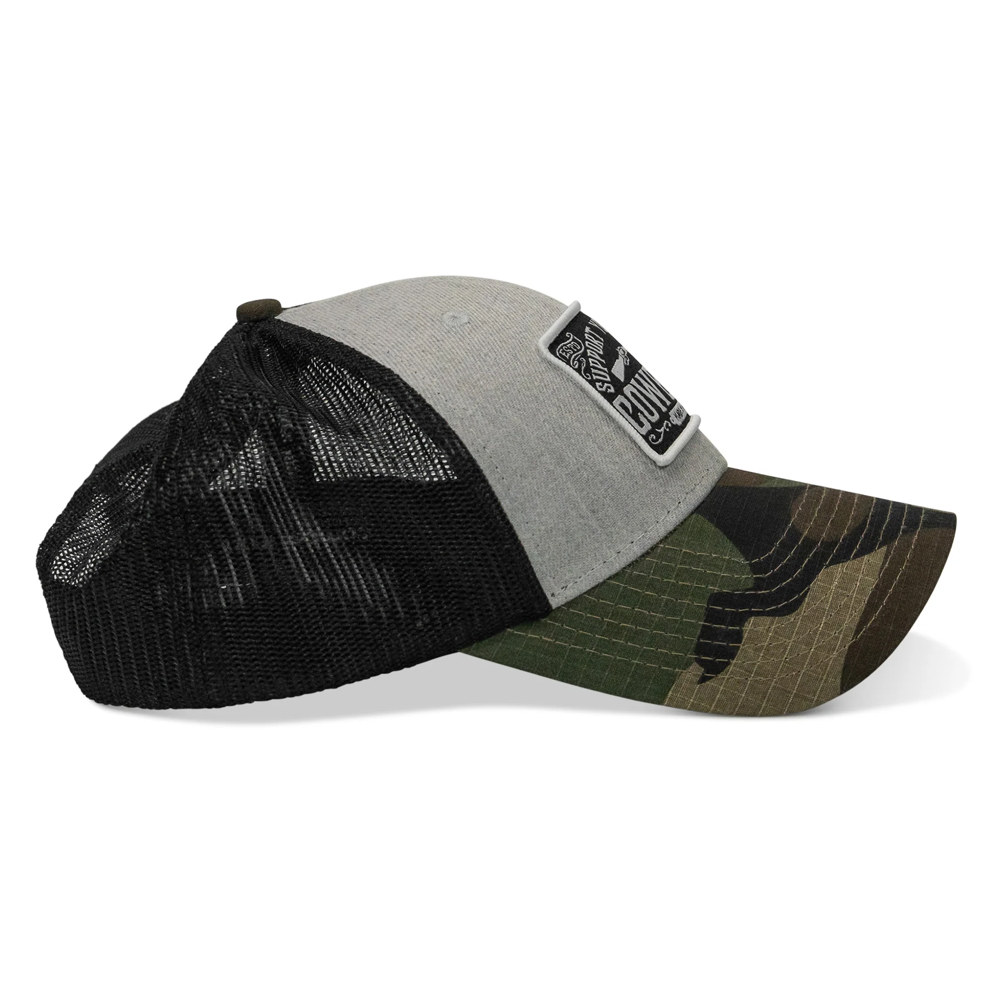 Support Your Local Cowboys Patch Snapback Hat - Image 46