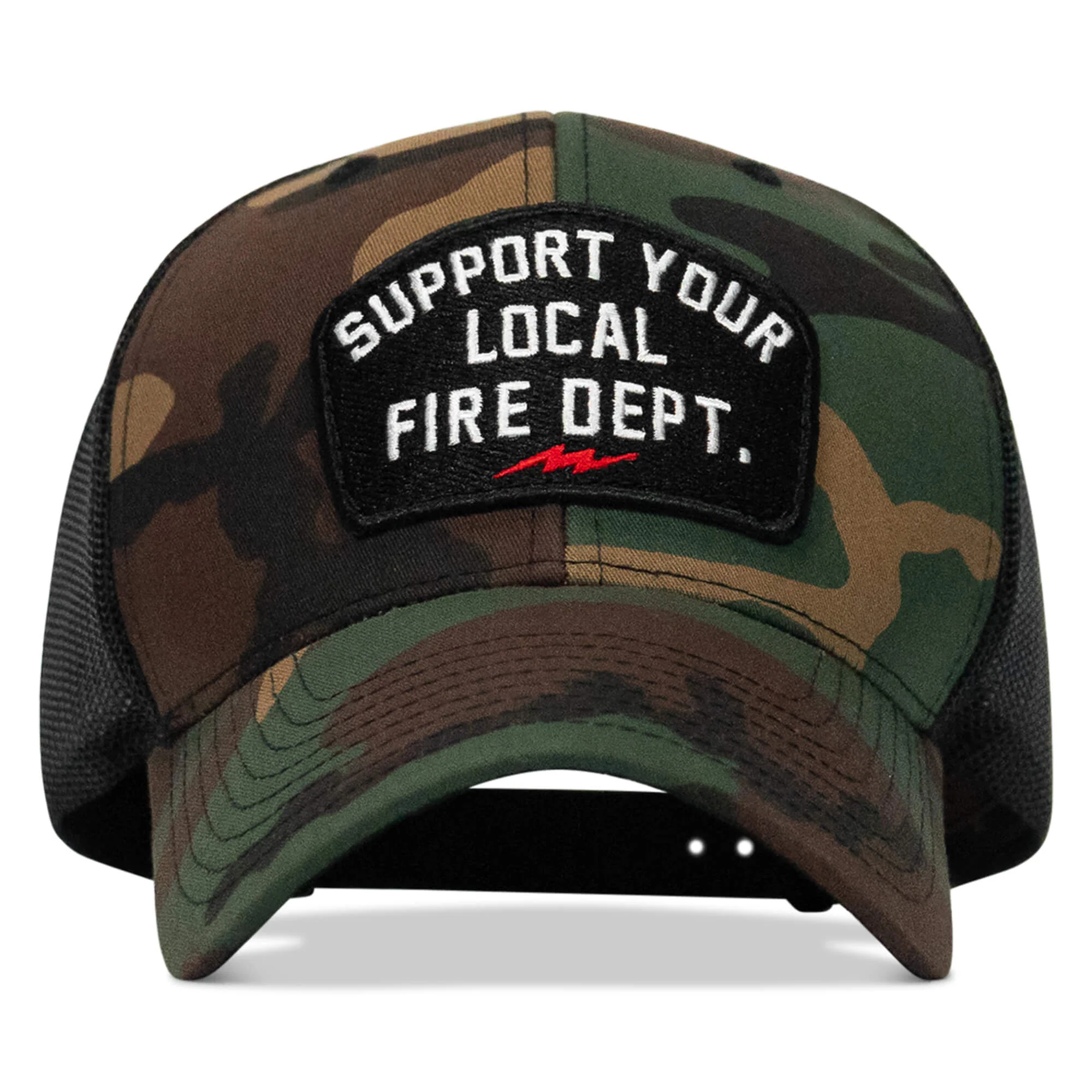 Support Your Local Fire Dept. Patch Snapback Hat - Image 20