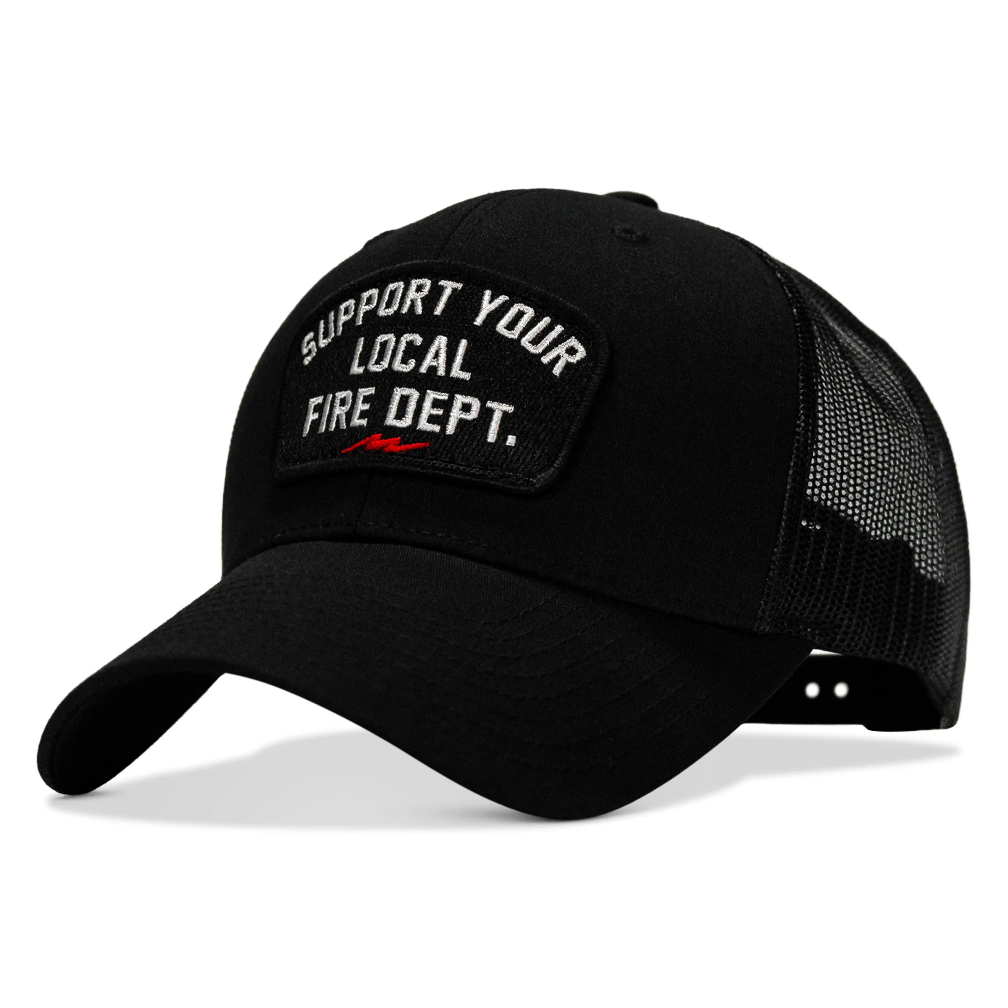 Support Your Local Fire Dept. Patch Snapback Hat - Image 28