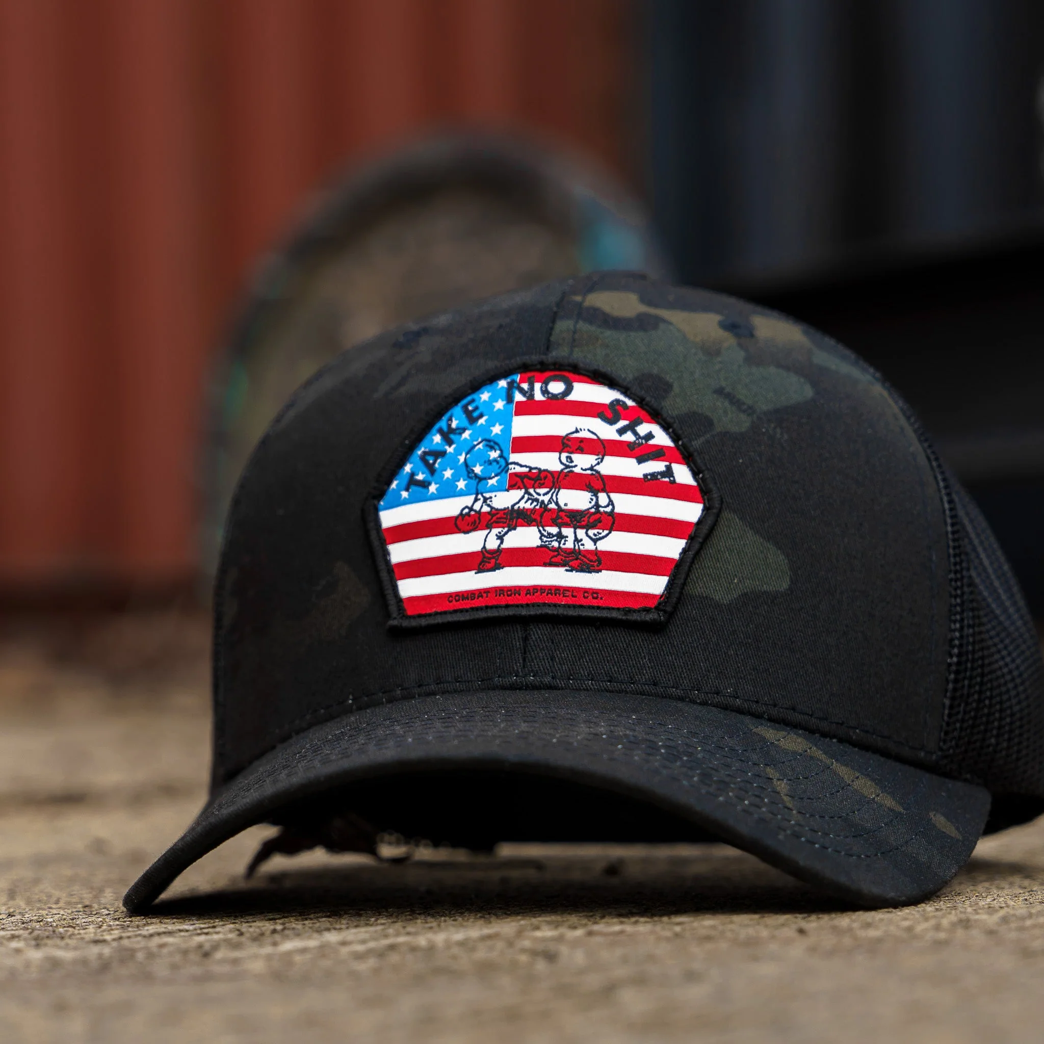 Take No Shit American Flag Patch SnapBack - Image 10