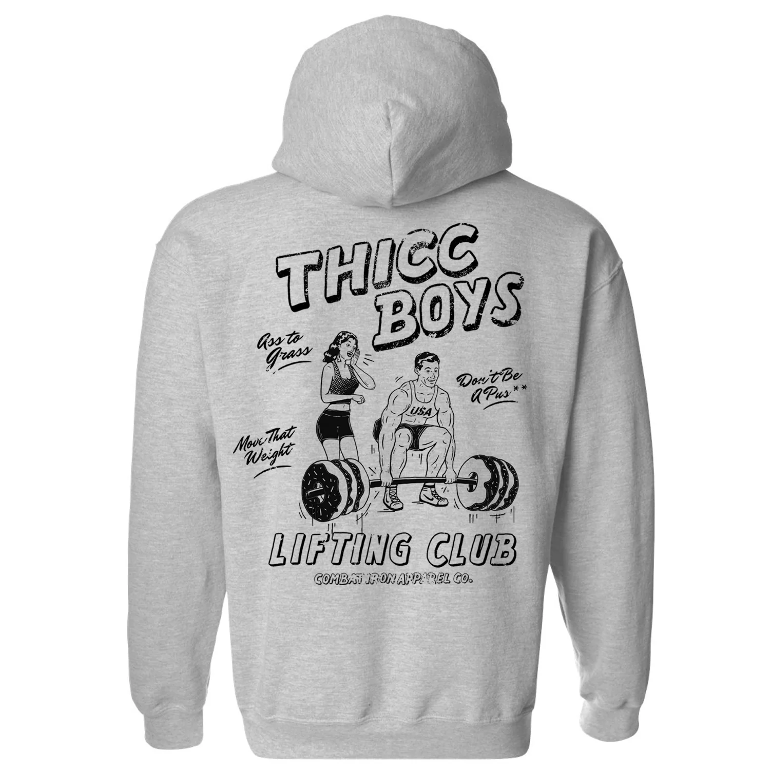 Thicc Boys Lifting Club Men's Hoodie - Image 10