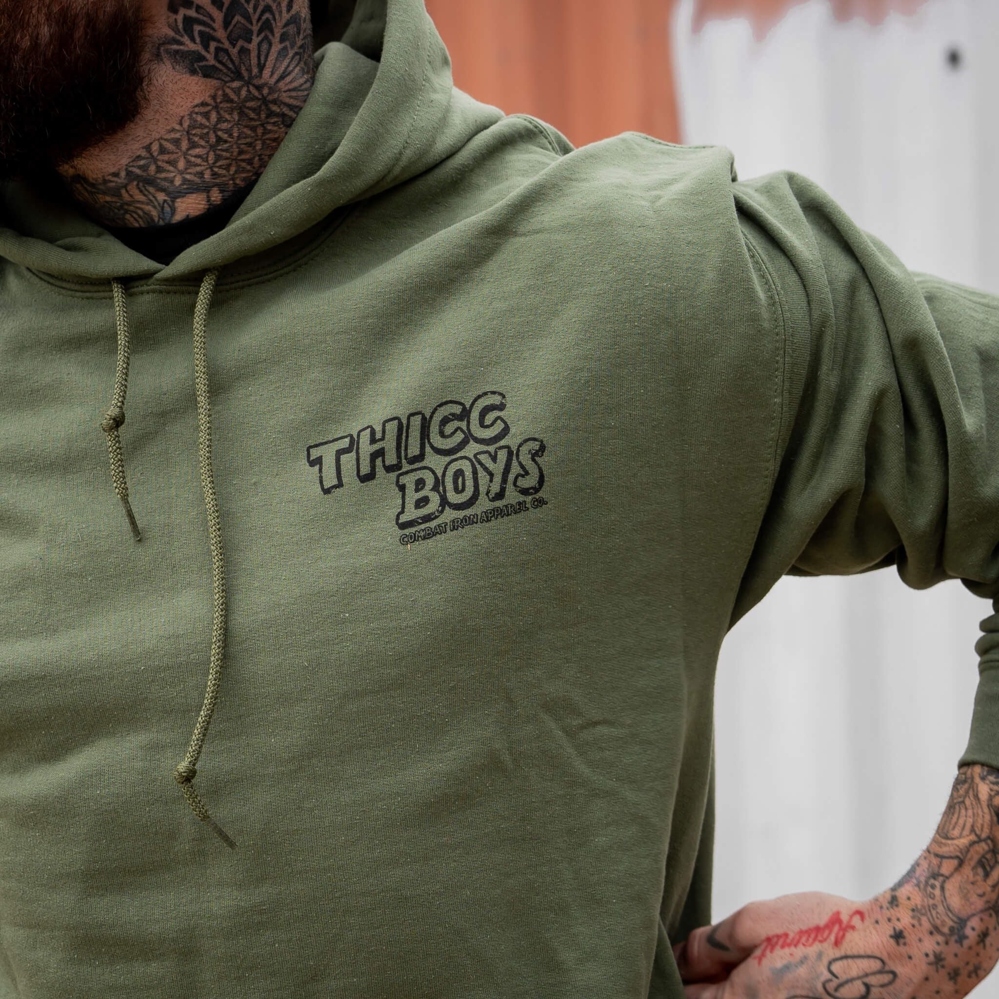 Thicc Boys Lifting Club Men's Hoodie - Image 5