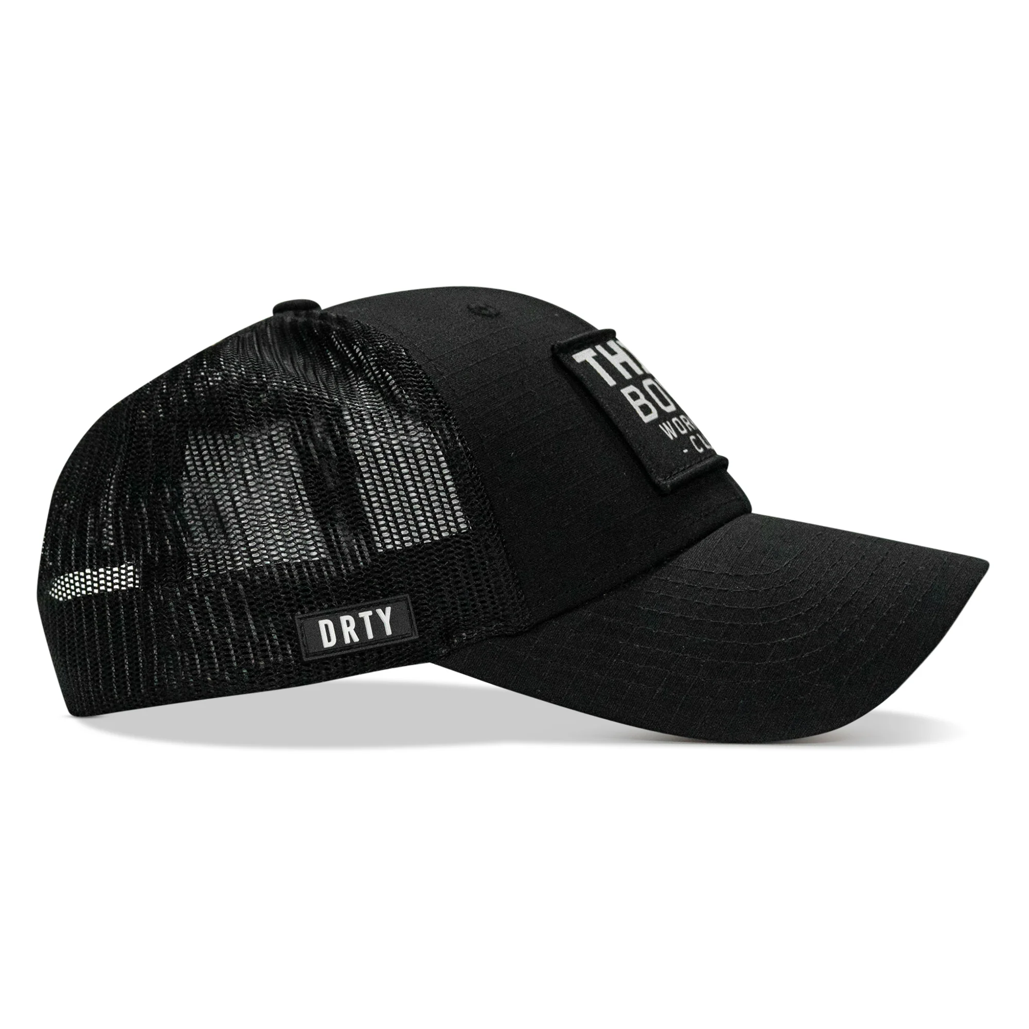 Thicc Boys Workout Club Patch Original Ripstop Snapback Hat - Image 13