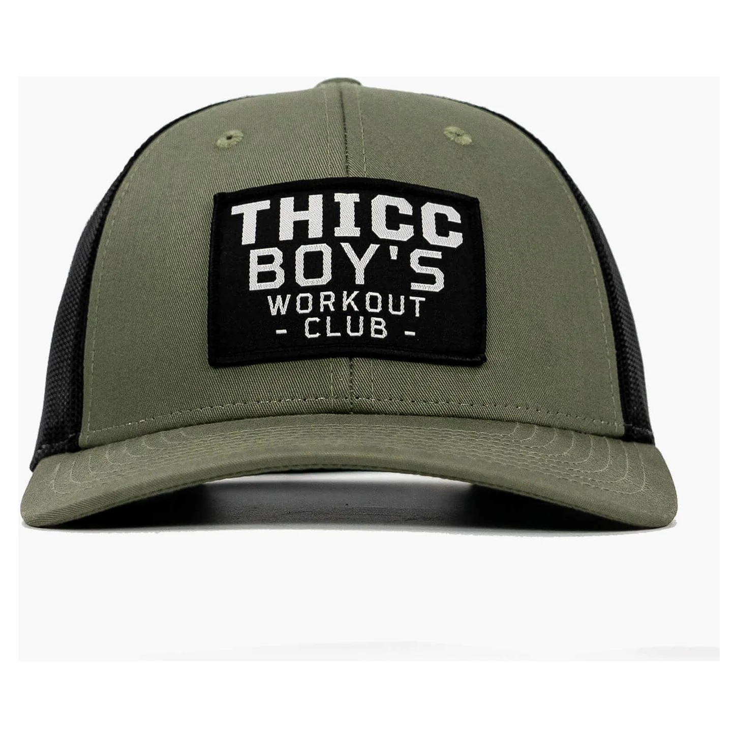 Thicc Boys Workout Patch Snapback Hat - Image 3
