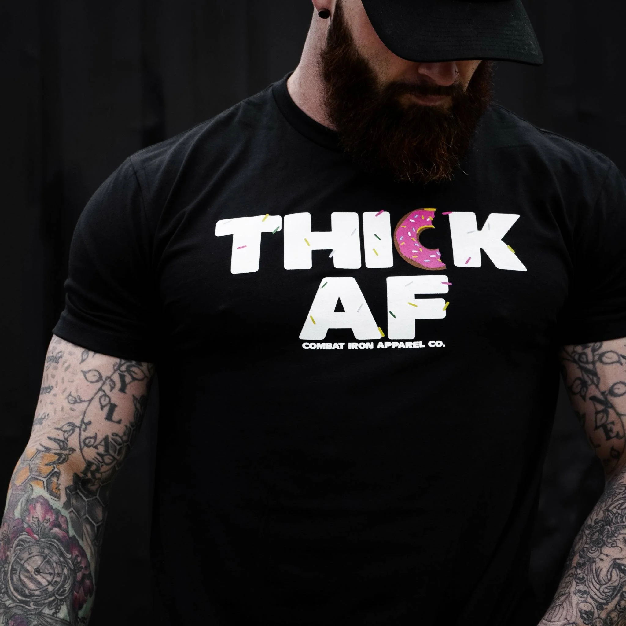 Thick Af Donut Edition Men's T-Shirt - Image 2