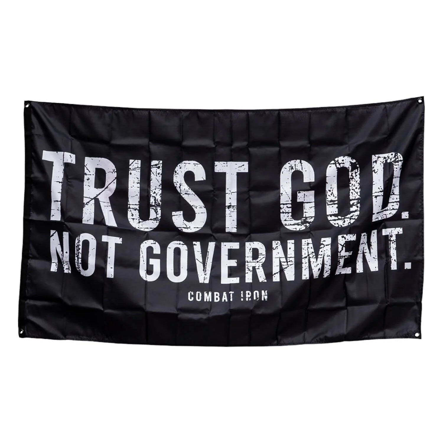 Trust God. Not Government. Distressed 3' X 5' Wall Flag - Image 3