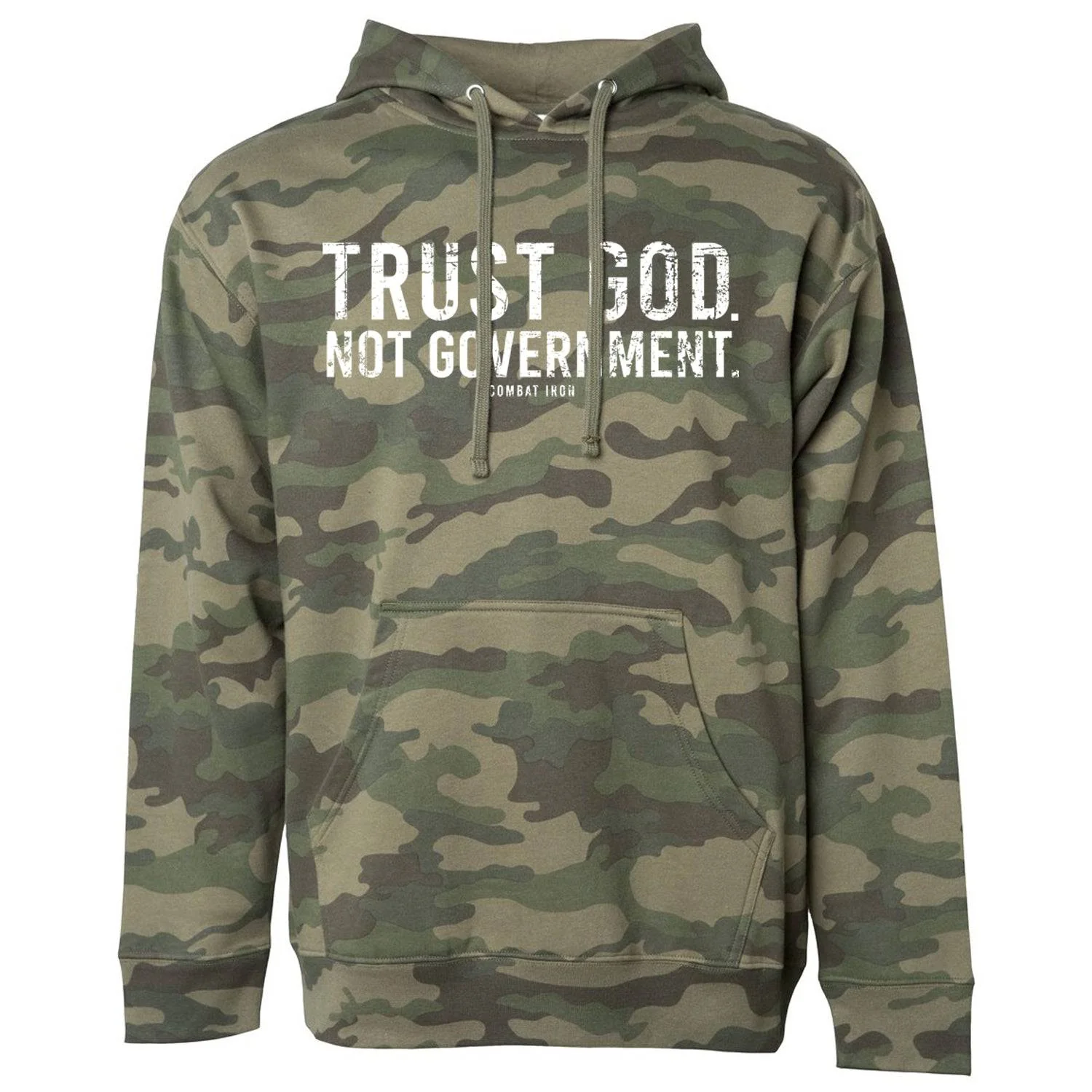 Trust God. Not Government. Men's Hoodie - Image 6