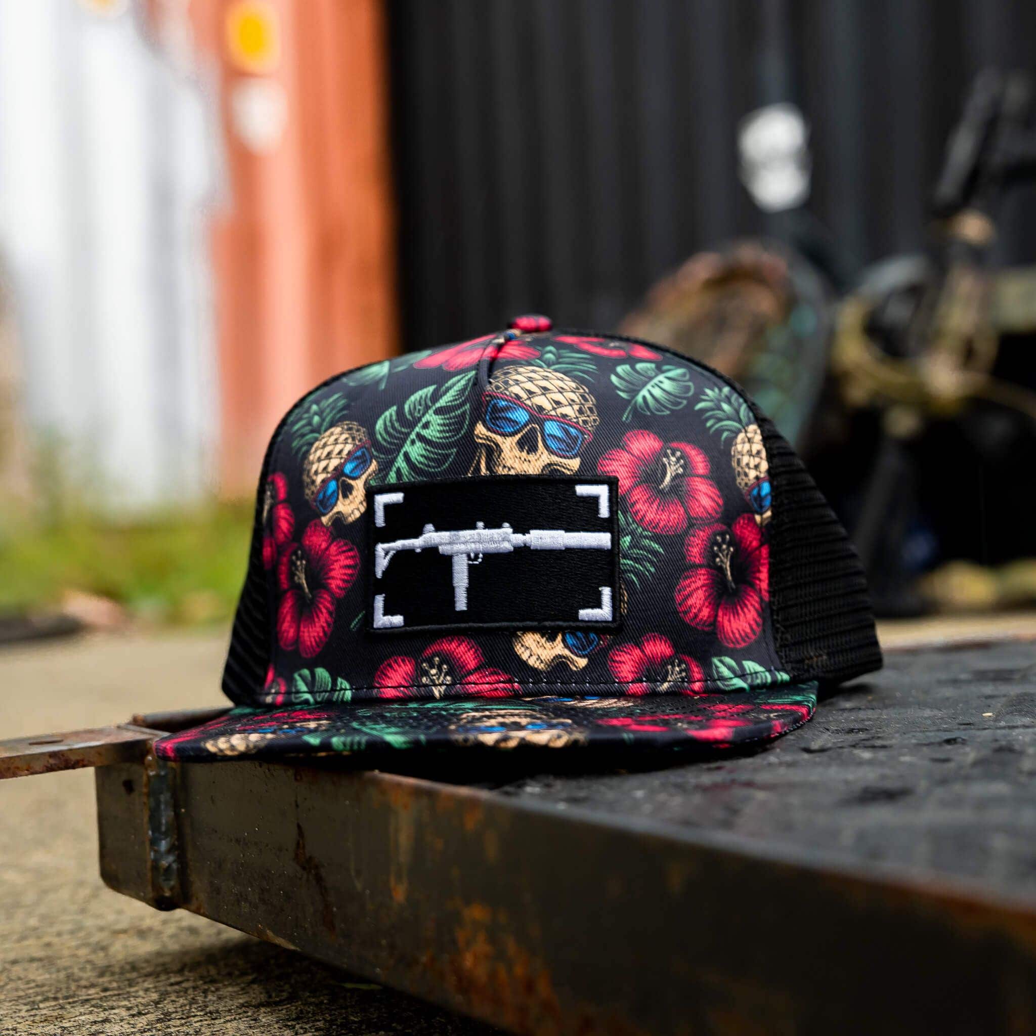 Uzi Patch Black Pineapple Express Flatbill Snapback Hat - Image 11