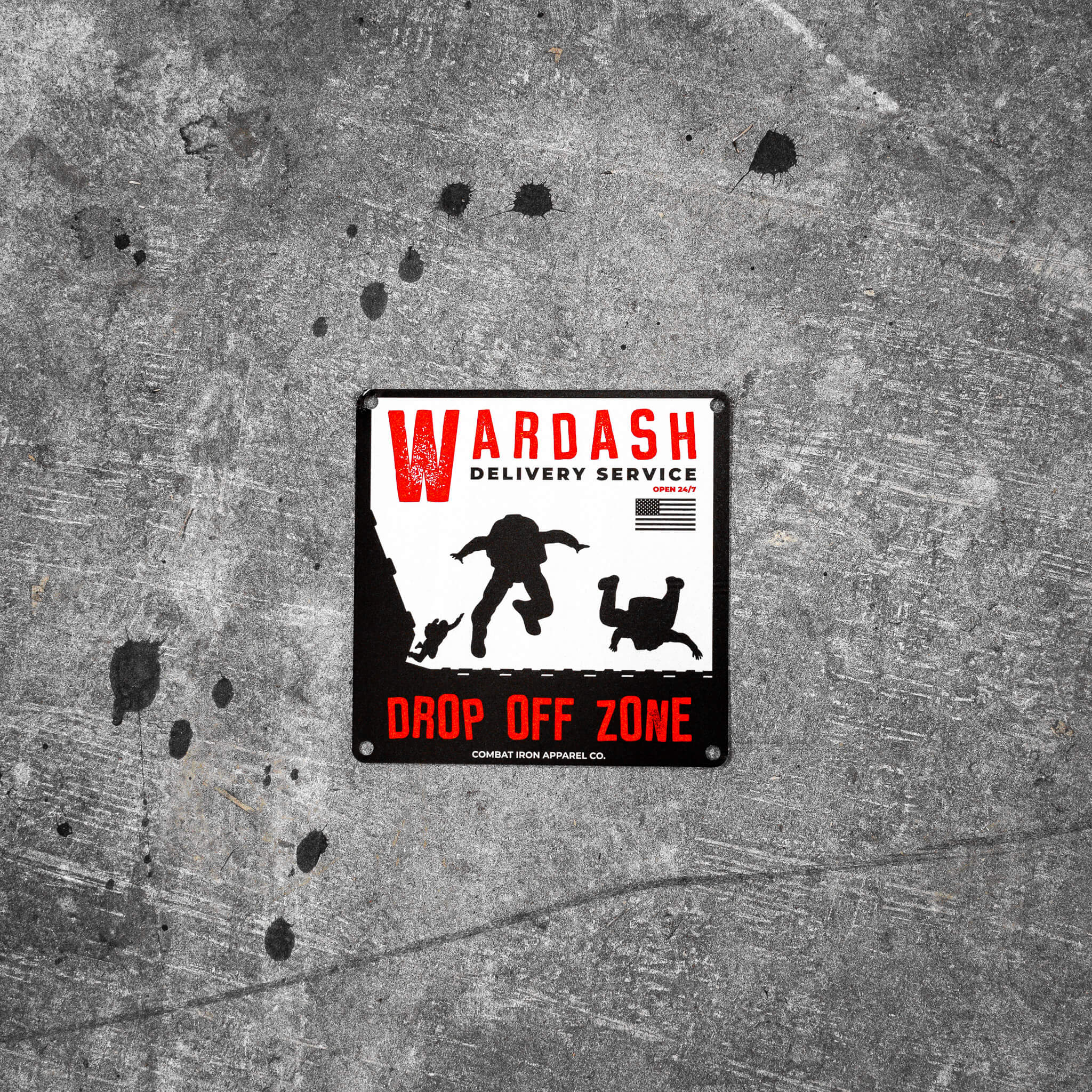 Wardash Delivery Wall Mounting Metal Sign - Image 4
