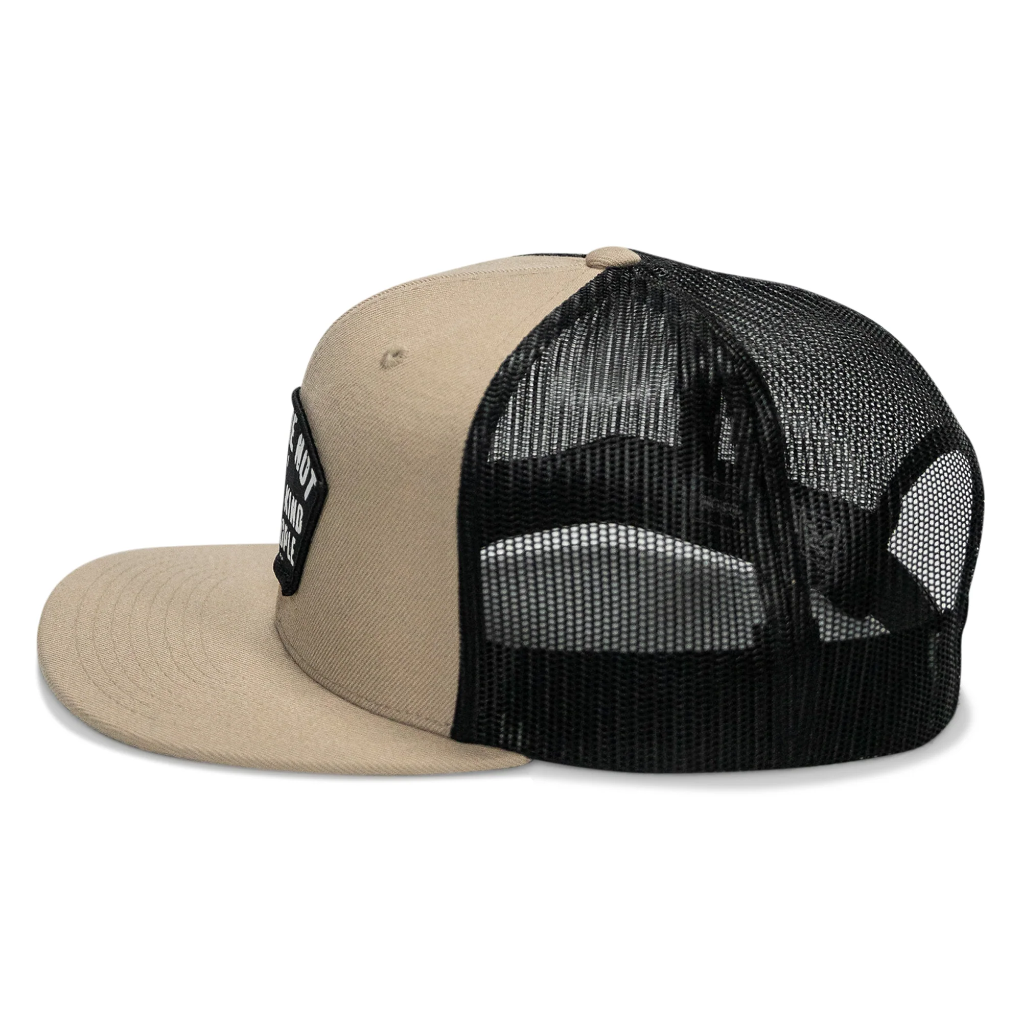 We Are Not Your Kind Of People Patch Flatbill Snapback Hat - Image 24