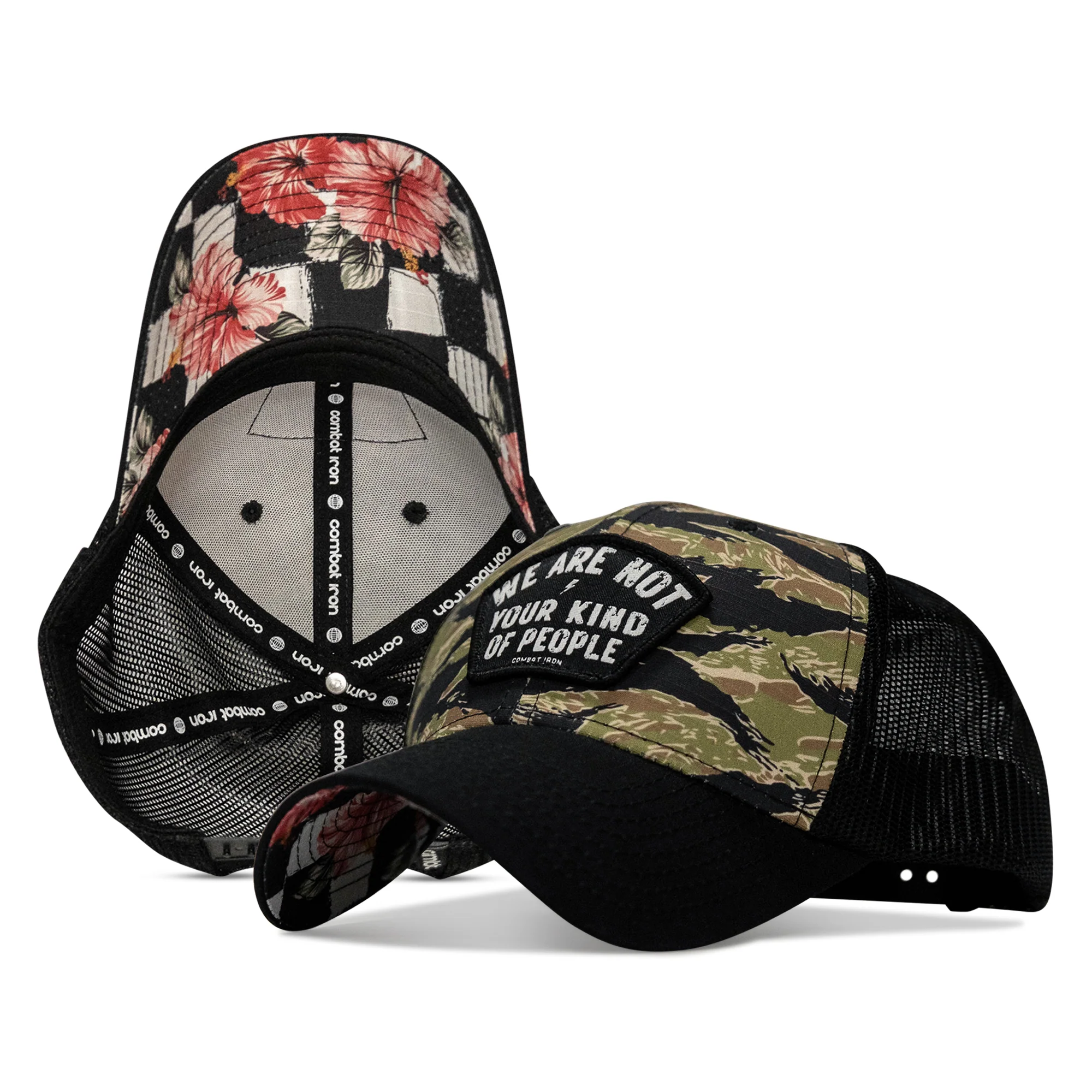 We Are Not Your Kind Of People Patch Original Ripstop Snapback Hat - Image 11