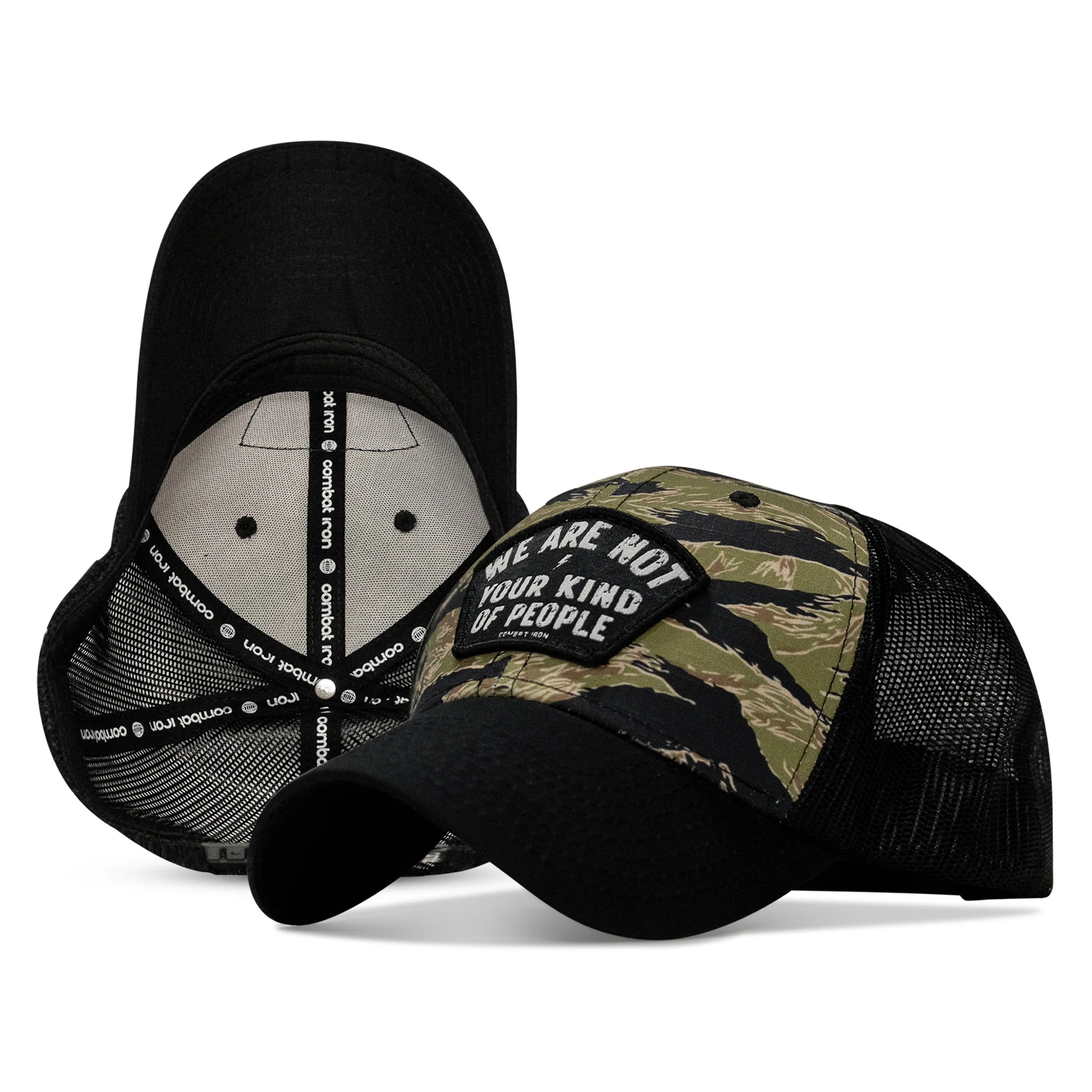 We Are Not Your Kind Of People Patch Original Ripstop Snapback Hat - Image 4