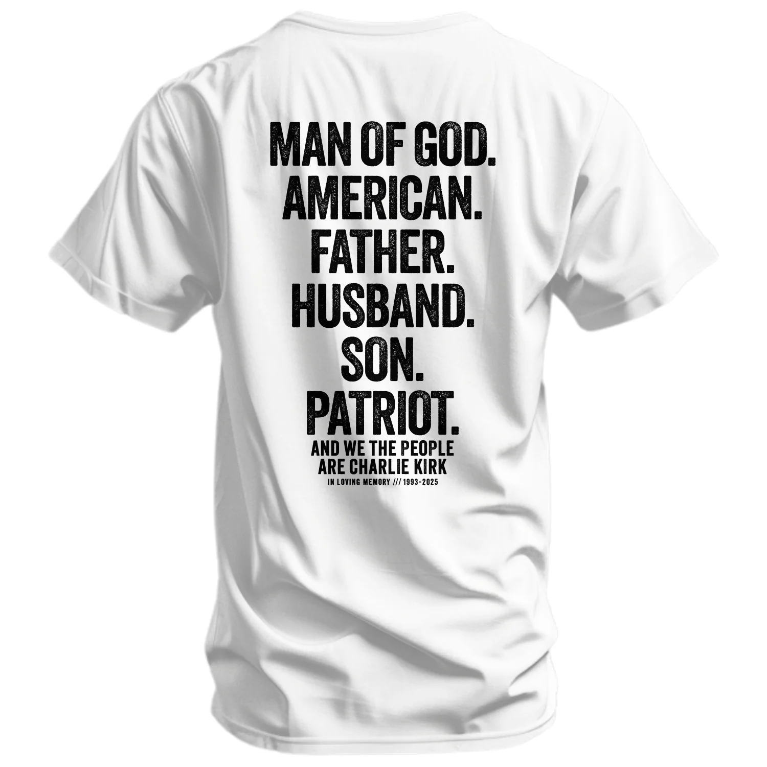 We the People, Are Charlie Kirk Men's T-Shirt (+PROFITS DONATED) - Image 3