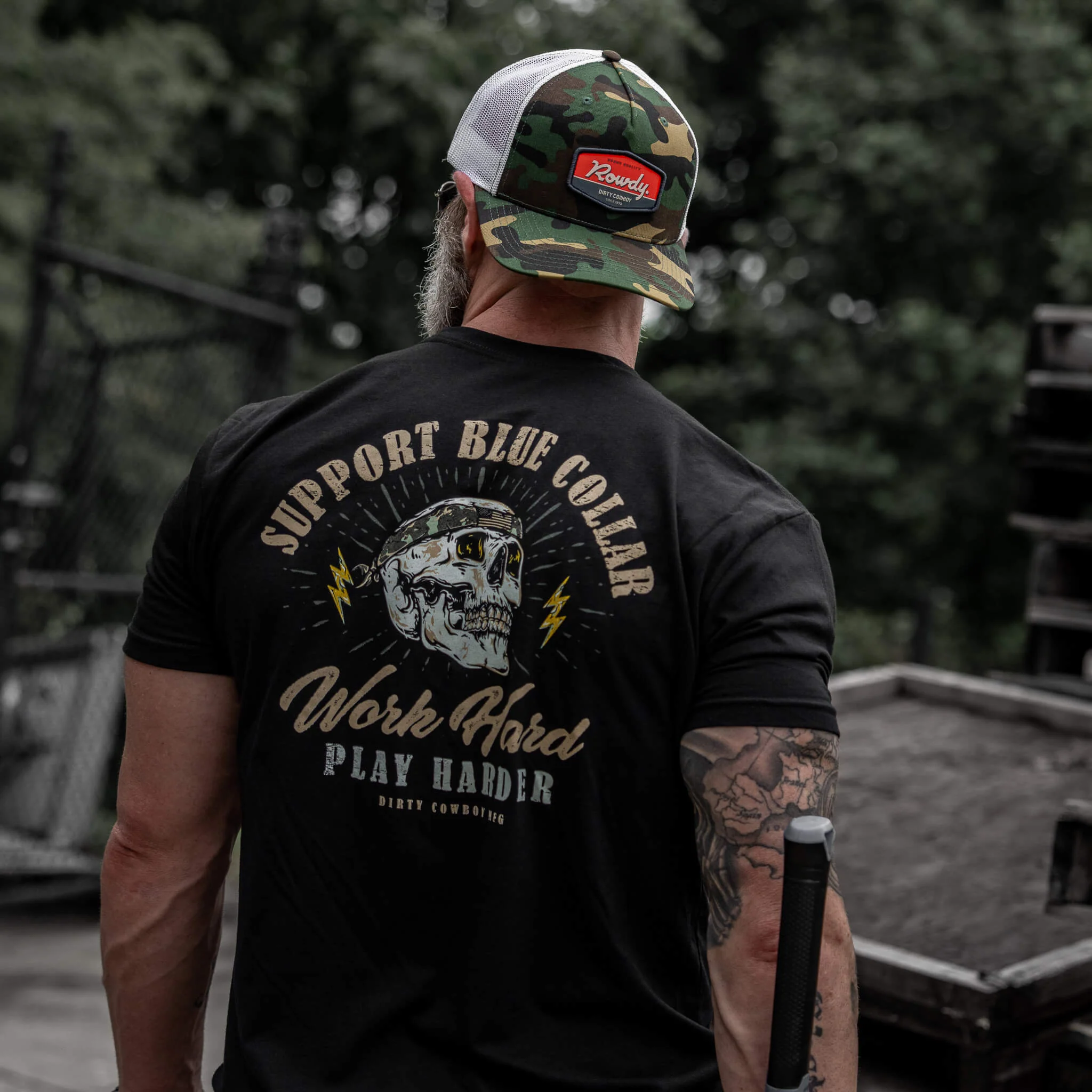 Work Hard Play Harder Men's T-Shirt - Image 4