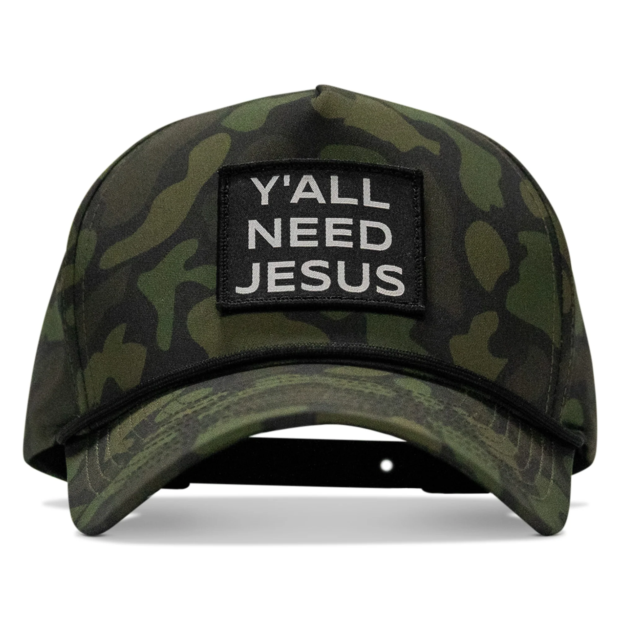 Y'all Need Jesus Patch 5 Pannel Snapback - Image 11